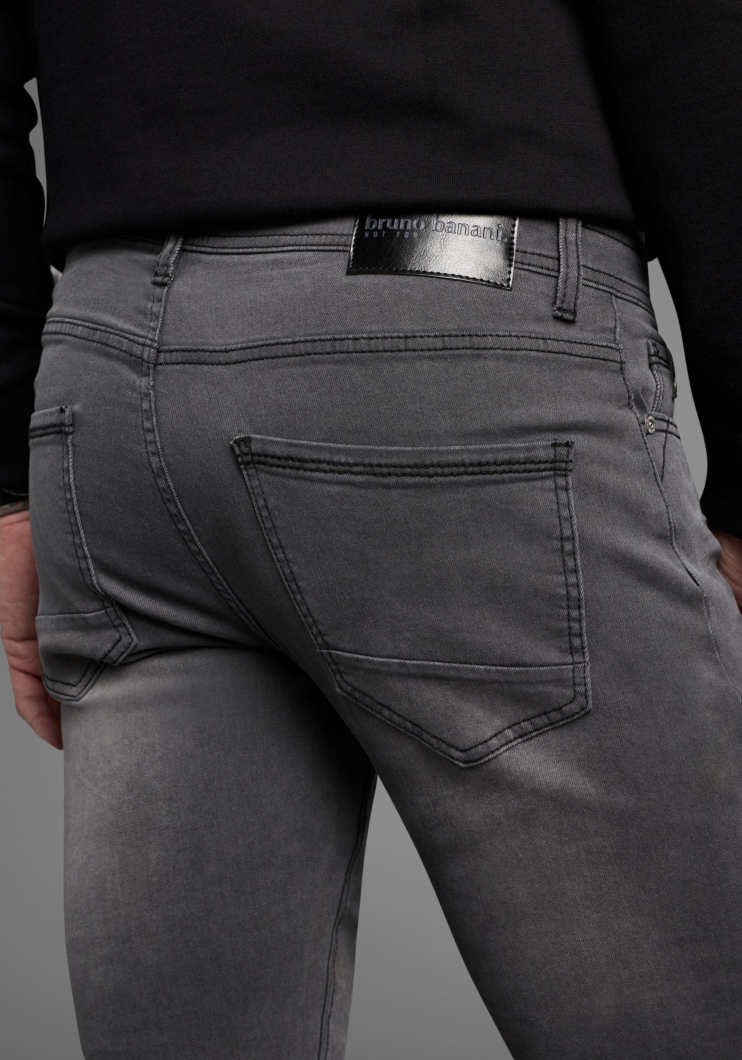 Bruno Banani Slim fit jeans Grady smalle pasvorm, lage taillehoogte, met steekzakken