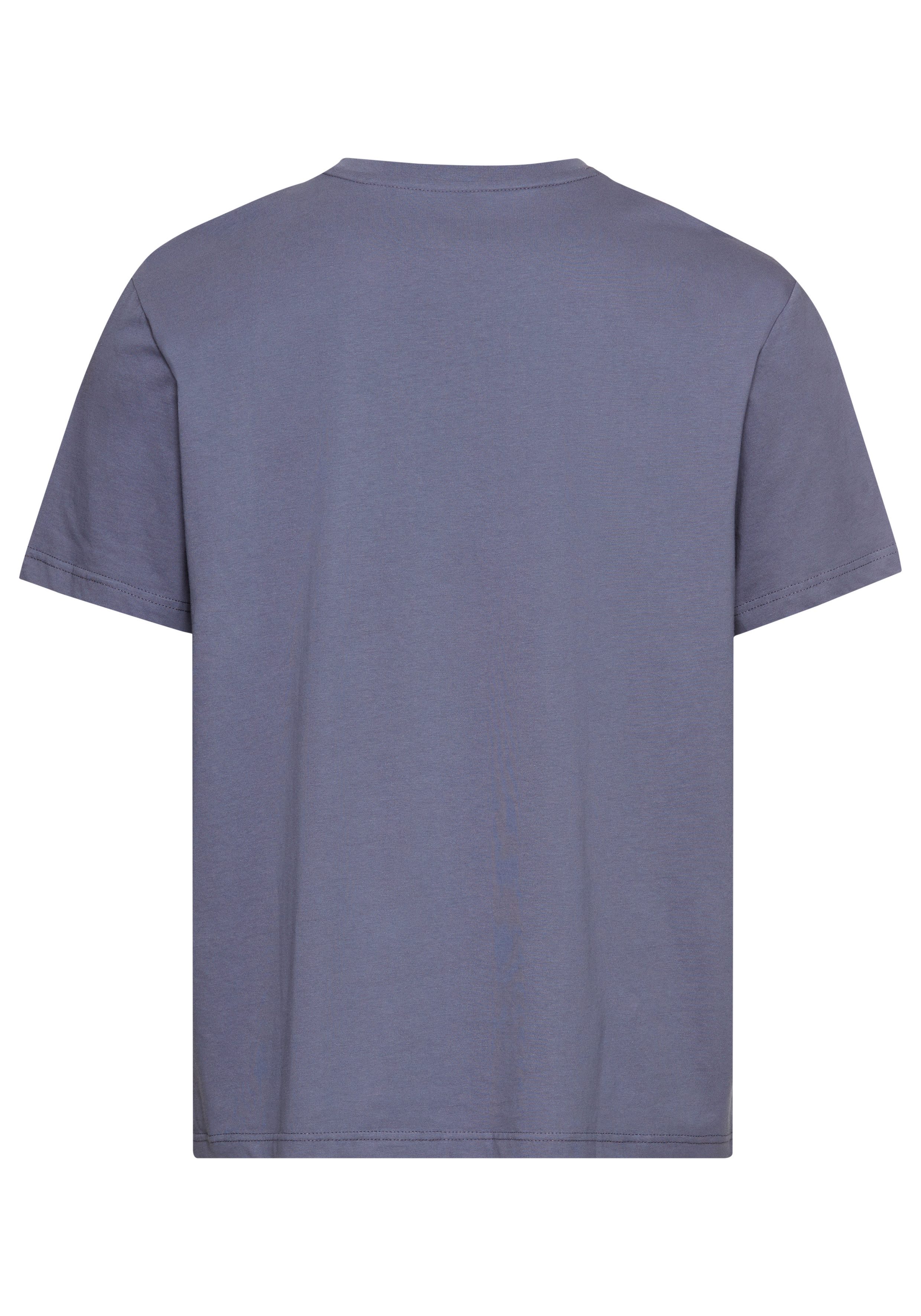 Man's World T-shirt met groot sportief logo-print