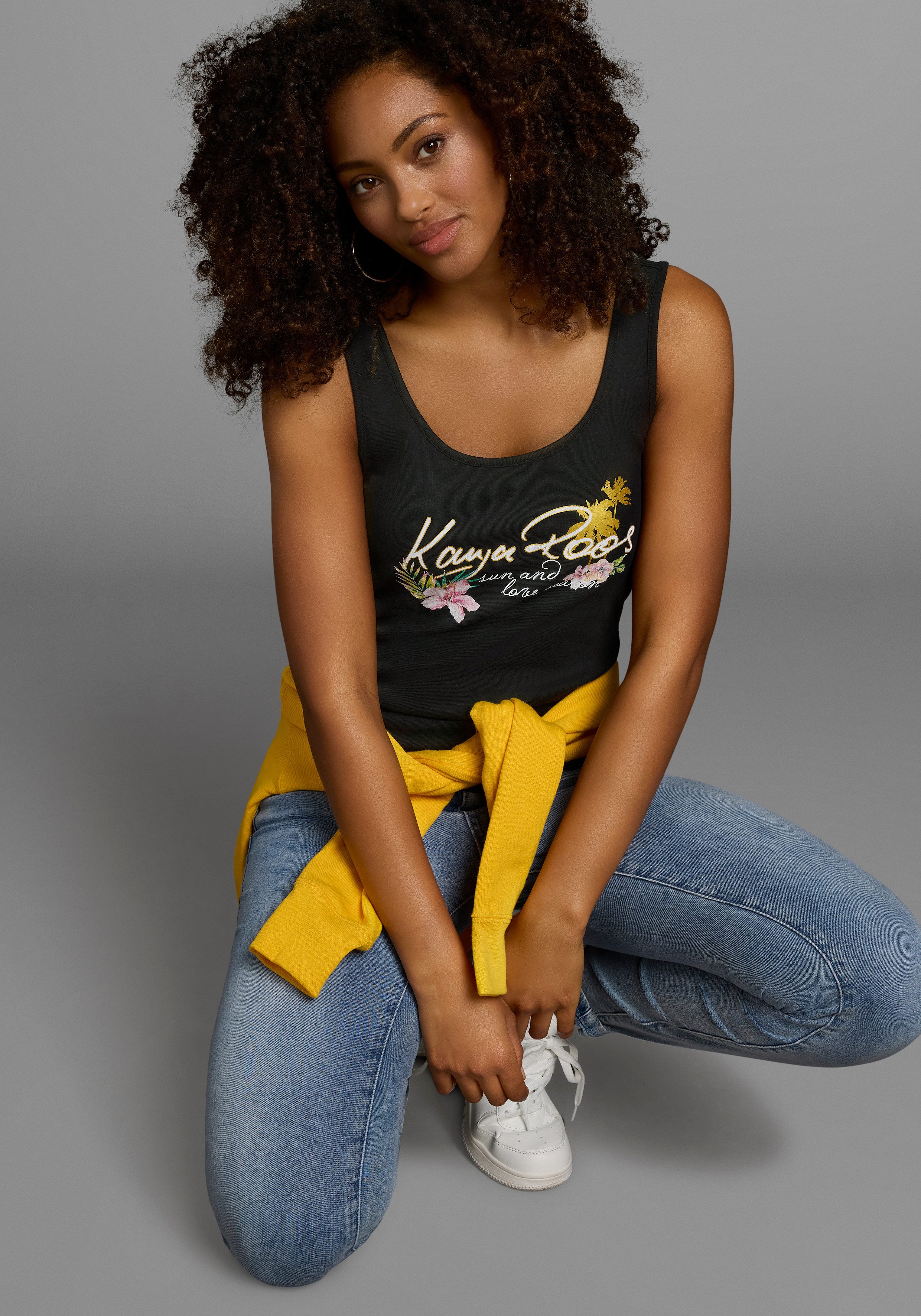 KangaROOS Tanktop met elegante frontprint