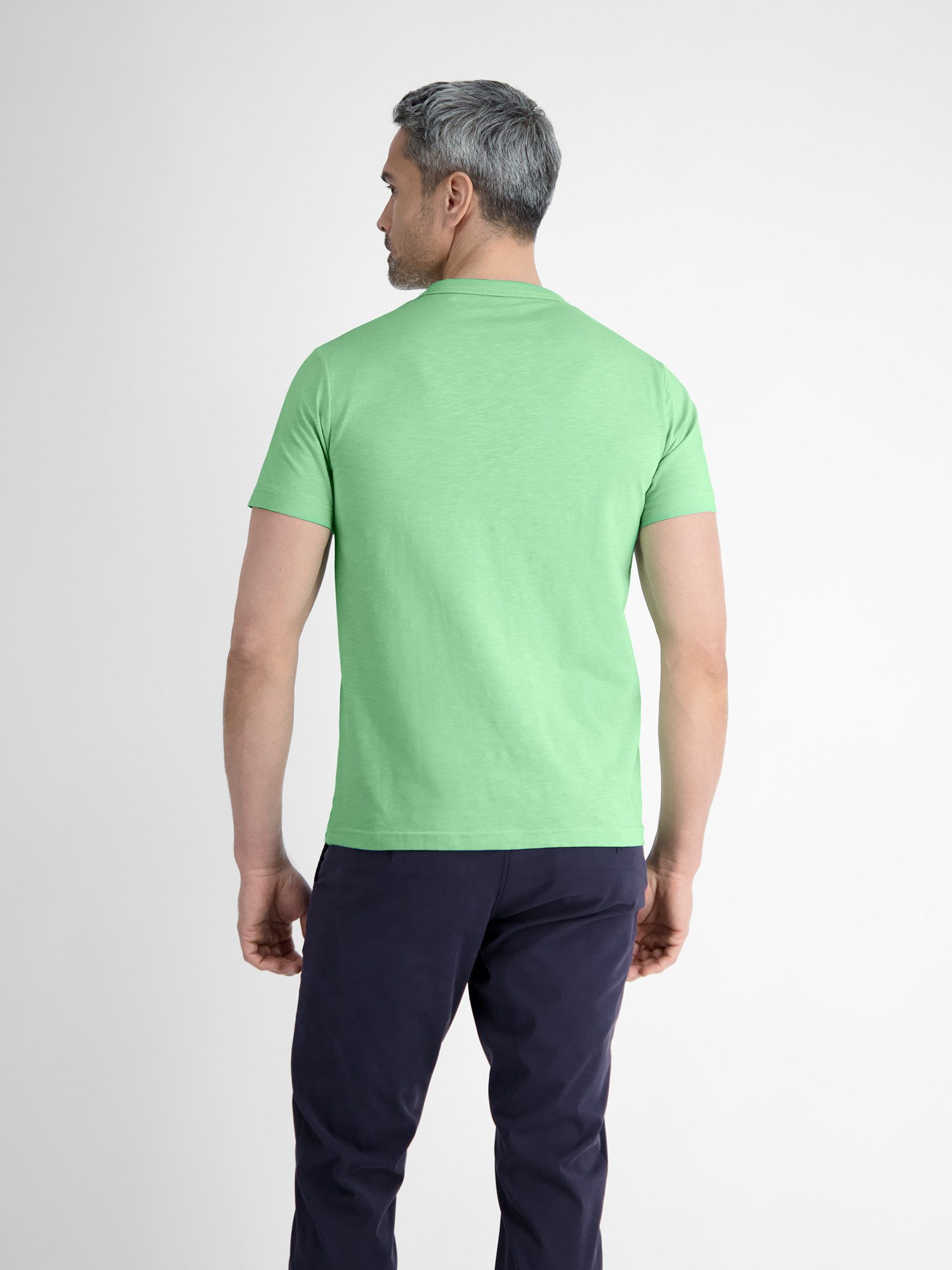Lerros T-shirt LERROS heren T-shirt met borst-print