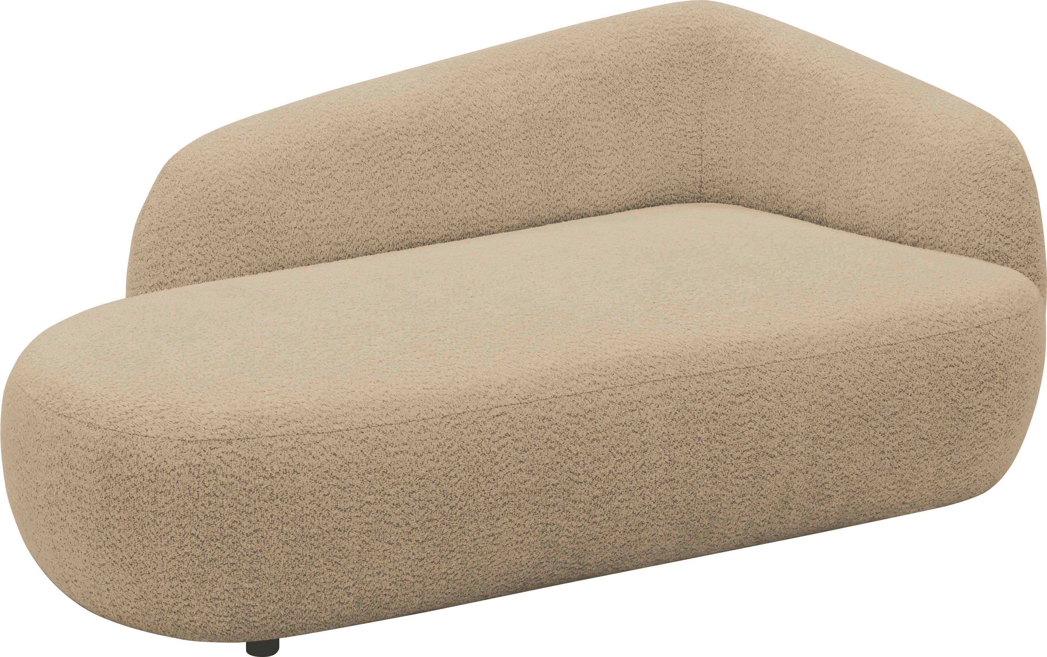 andas Récamier Björnar incl. reversible-sierkussen: bloemmotief, resp. uni, Binnenvering, armleuning links of rechts naar keuze, B/D/H: 183x105x75 cm
