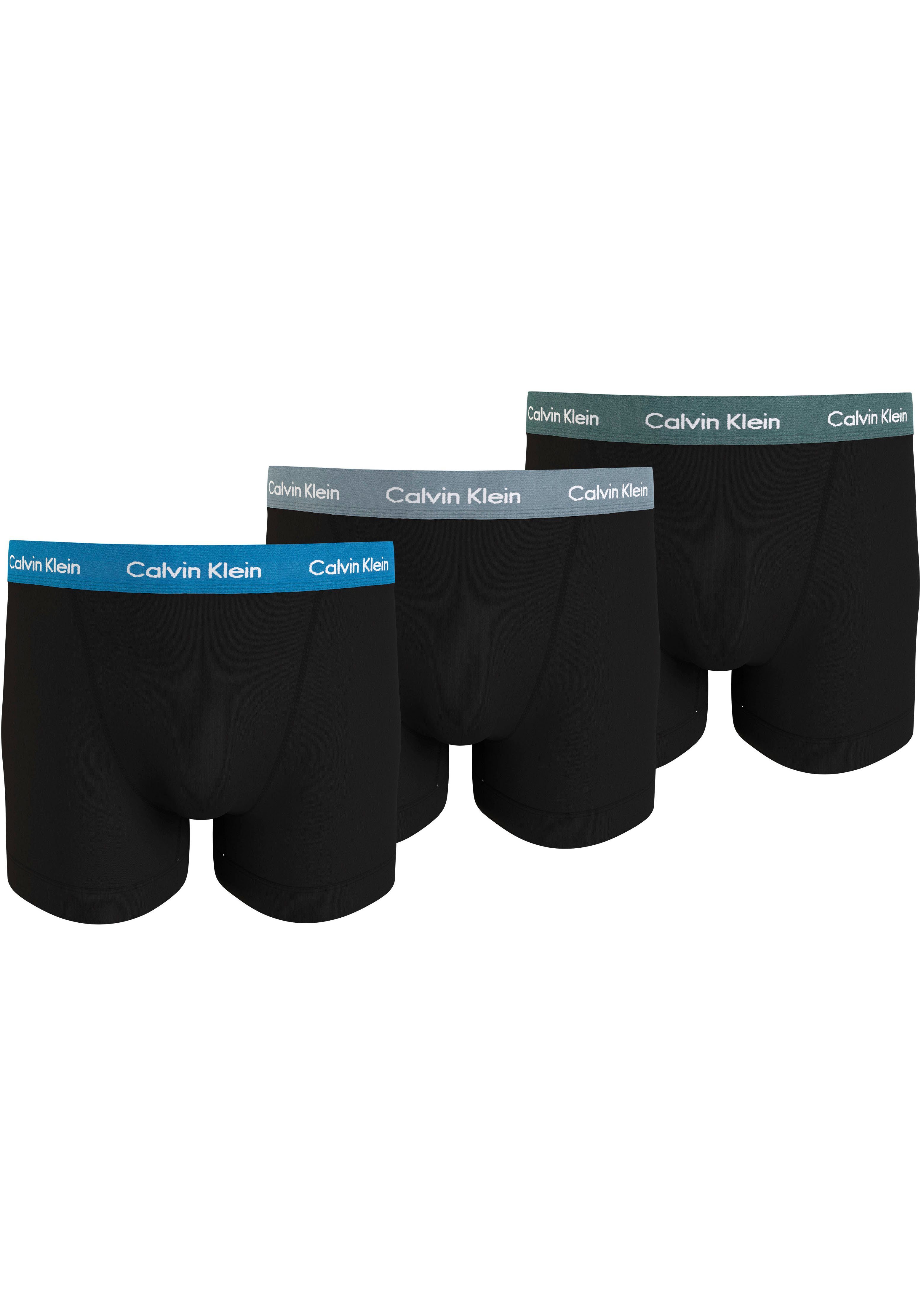 Calvin Klein Underwear Boxershort met band met label in een set van 3 stuks