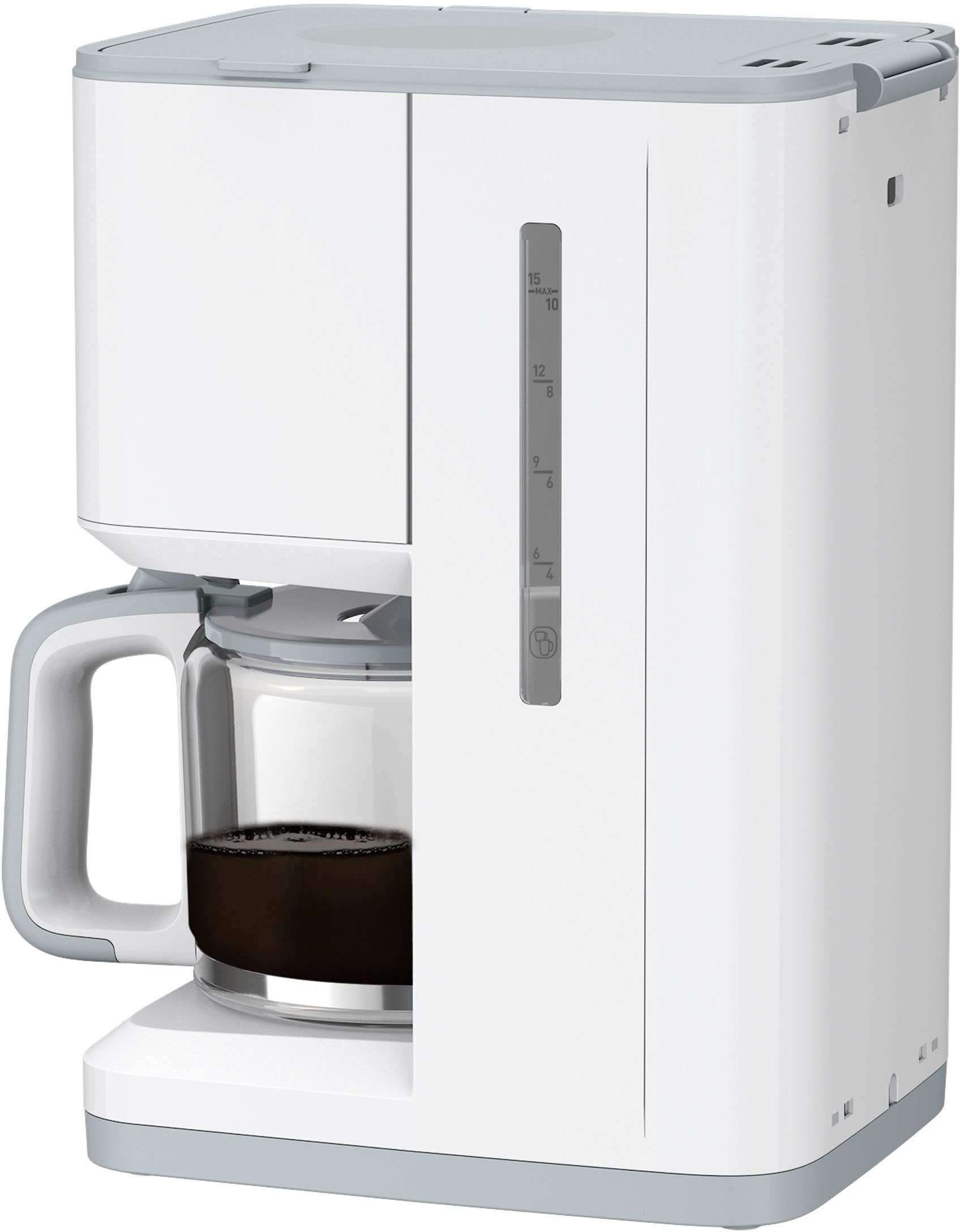 Tefal Filterkoffieapparaat CM6931 Sense, 1,25 l, Digitaal-aanduiding, glazen kan met deksel, capaciteit voor 10 - 15 kopjes