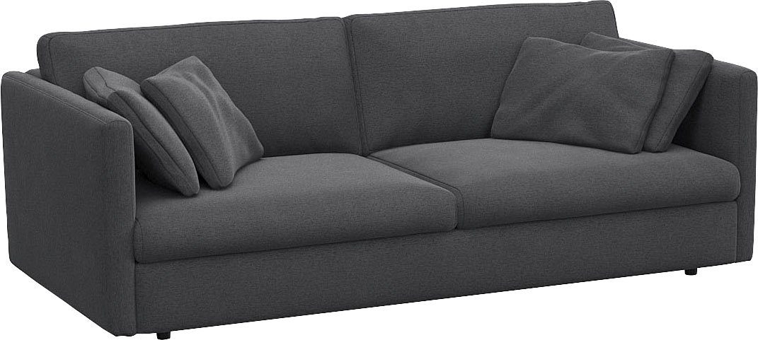 FLEXLUX 3-zitsbank Lovane Zacht en zeer comfortabel, grote zitdiepte op koudschuim, inclusief sierkussen