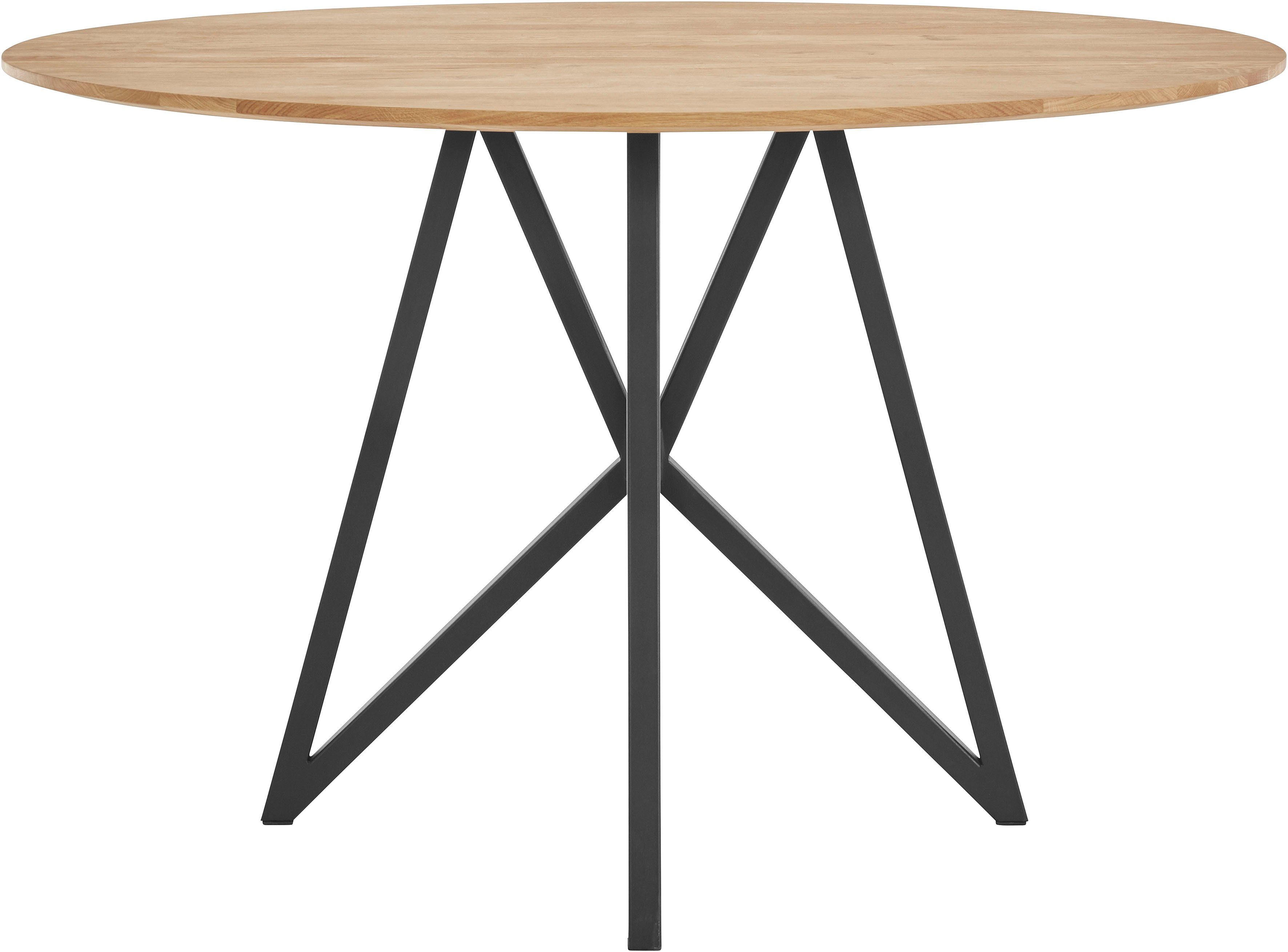 andas Eettafel KRUM van massief hout