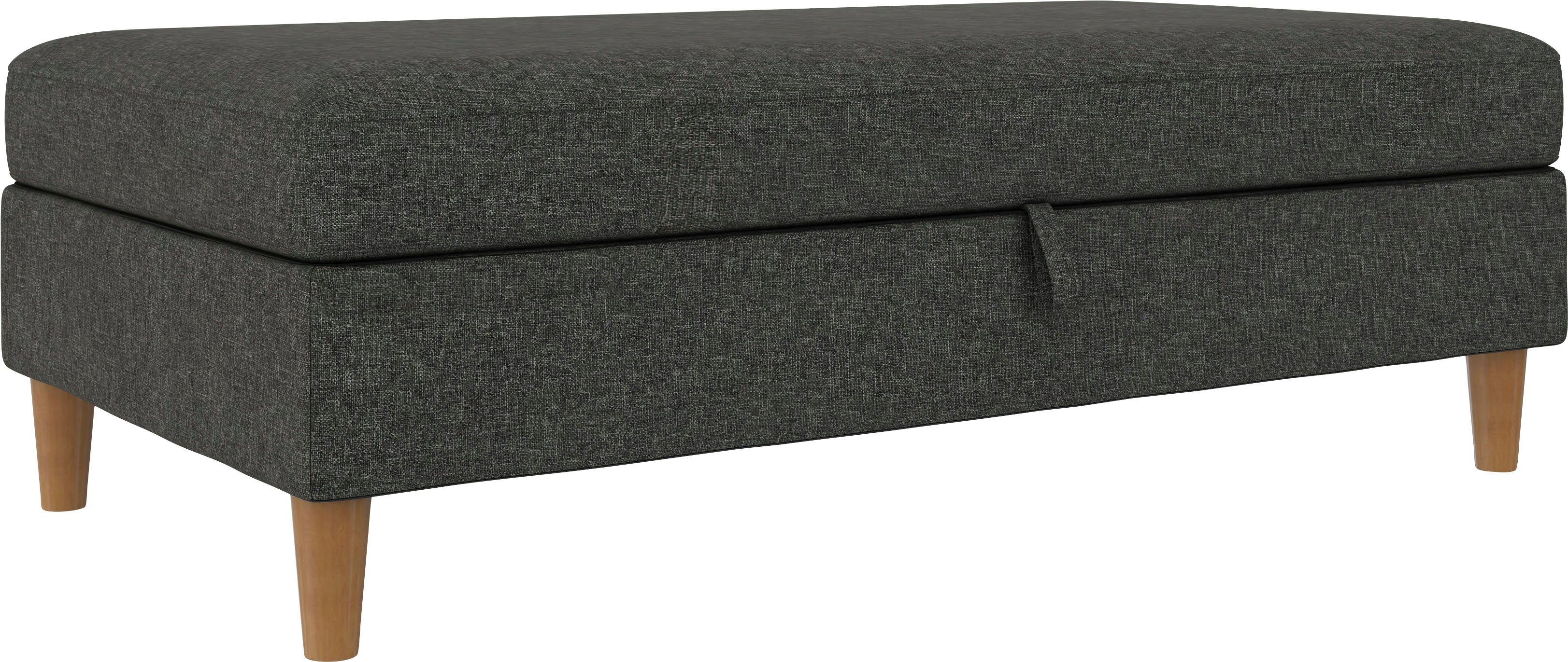 Dorel Home Hocker met bergruimte Lilly met bergruimte, vrij in ruimte plaatsbaar, zithoogte 43 cm (1 stuk)