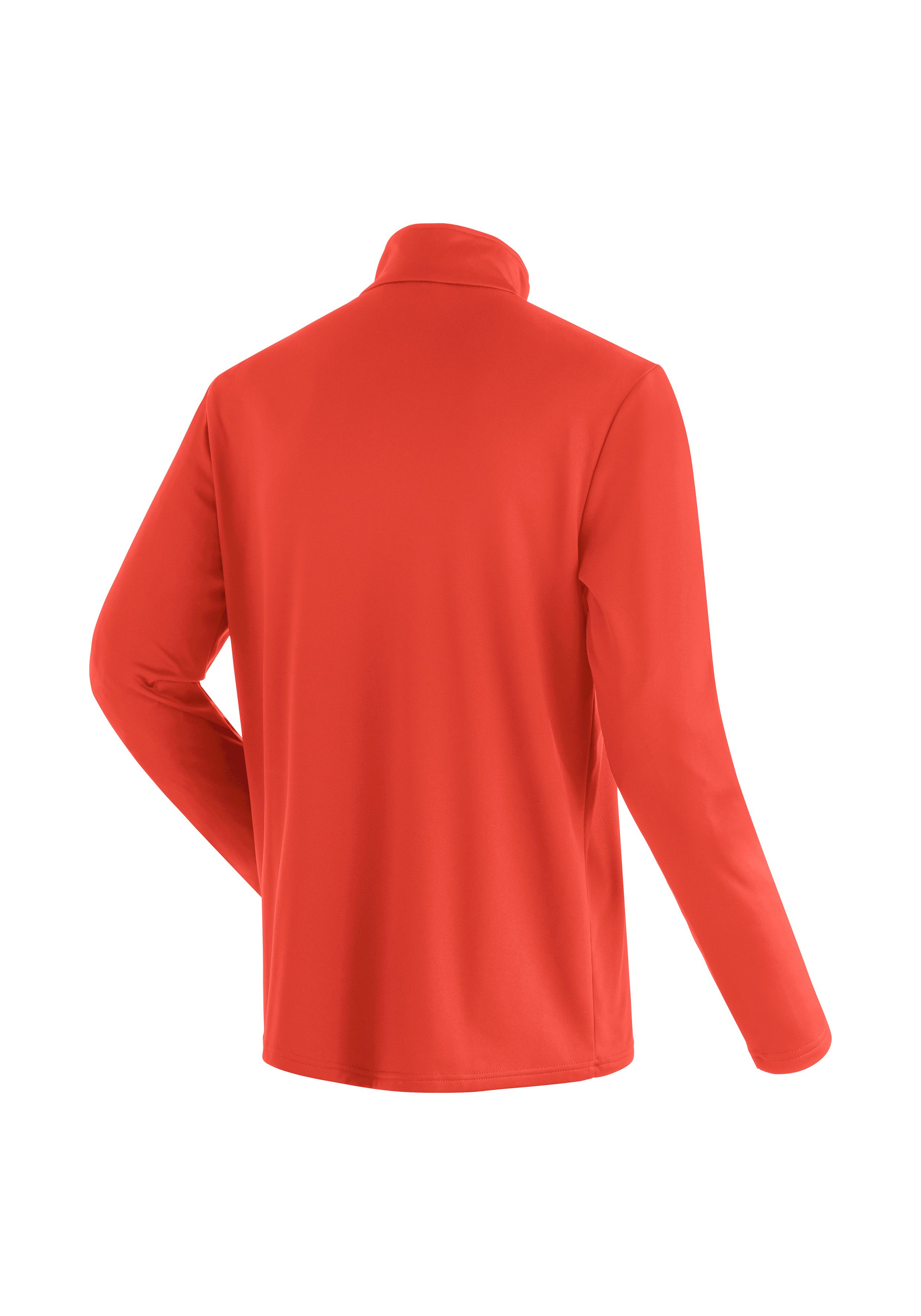 Maier Sports Fleecetrui Felix Heren fleece, functionele midlayer, half-zip, regular fit