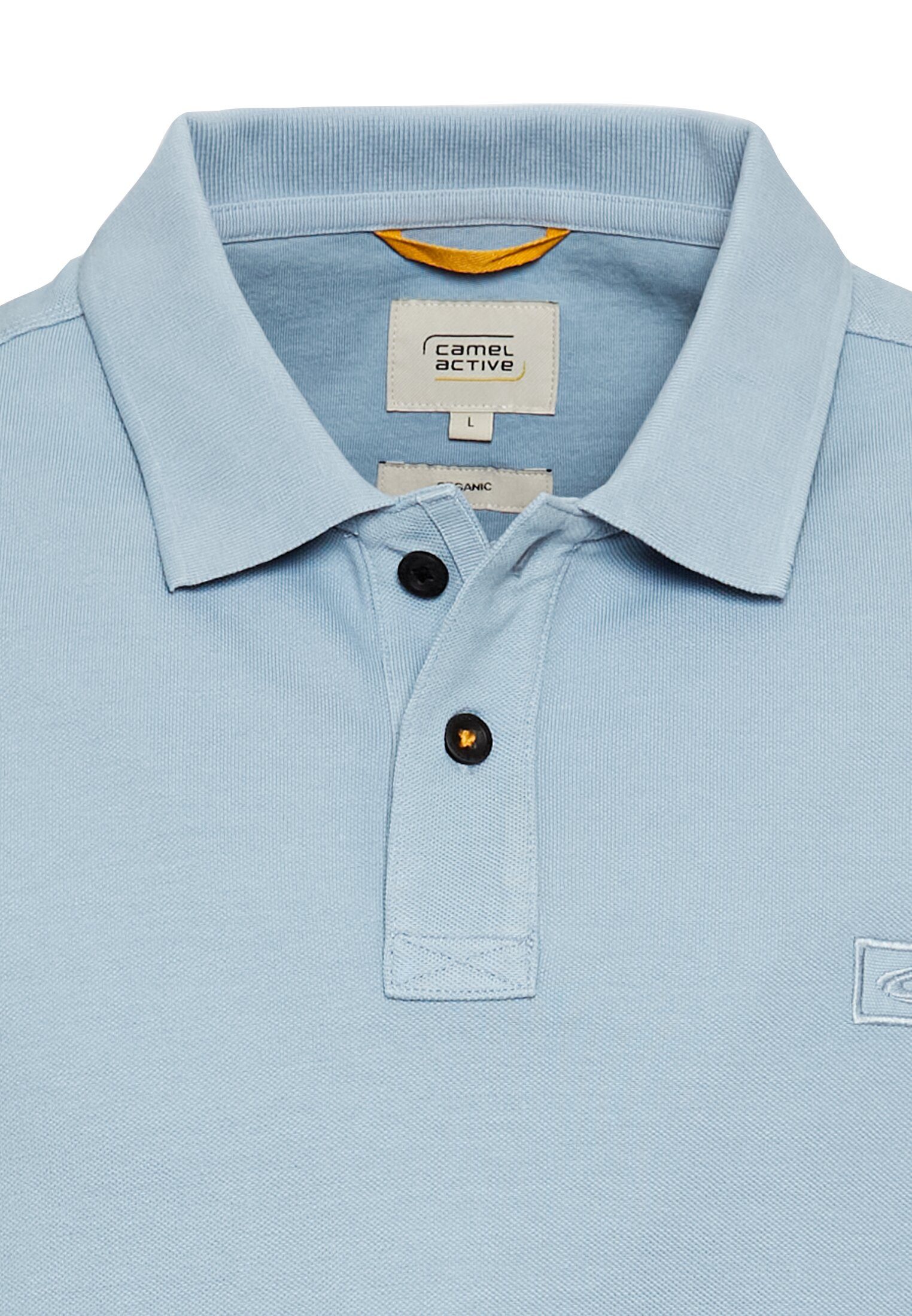 camel active Poloshirt met logoborduursel
