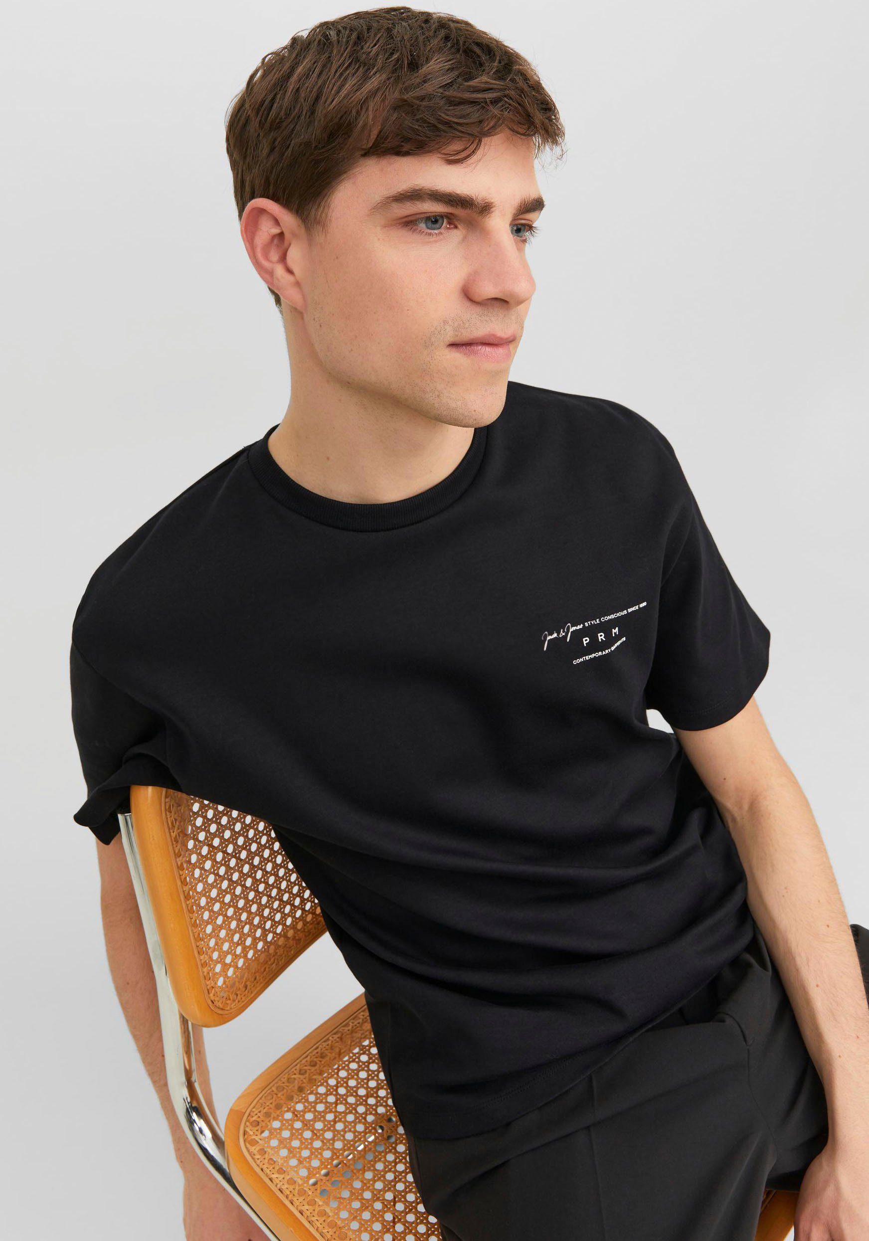 Jack & Jones Shirt met ronde hals JPRBLASANCHEZ BRANDING TEE CREW NECK SN