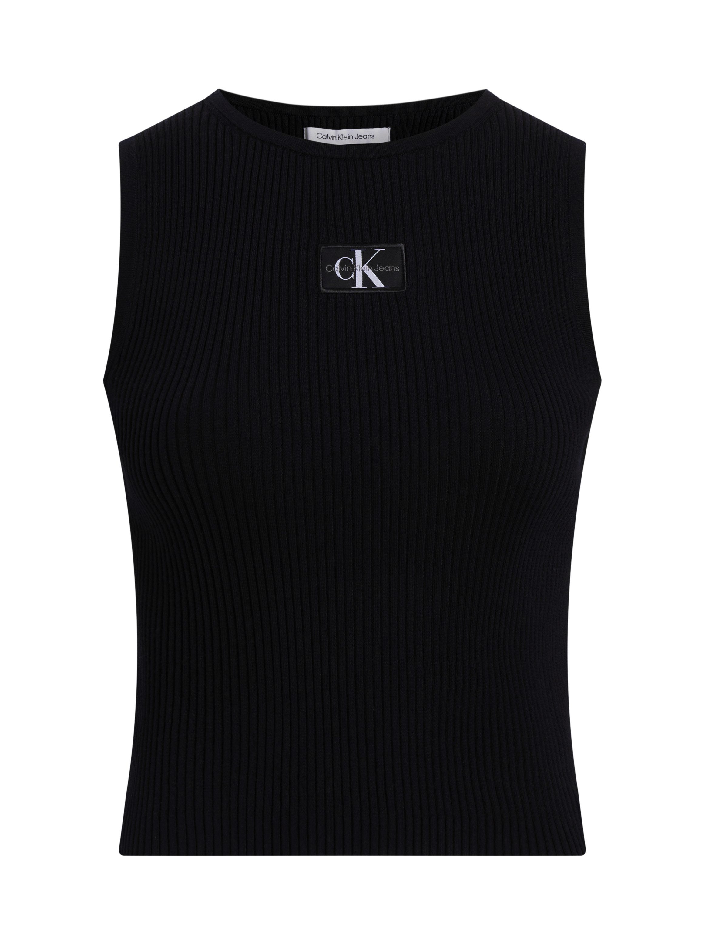 Calvin Klein Slip-over WOVEN LABEL SWEATER TANK TOP