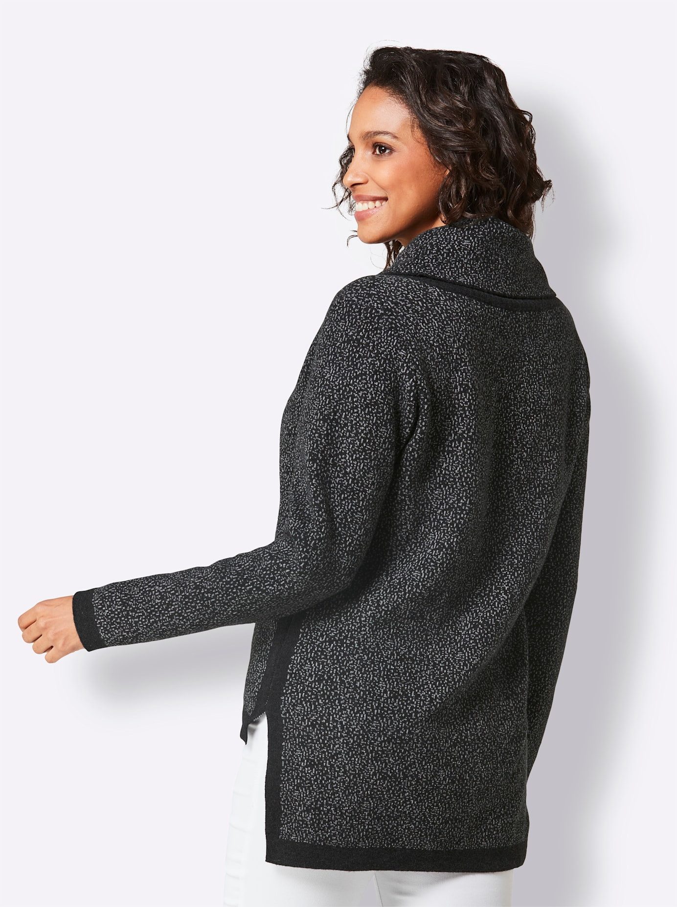 CREATION L PREMIUM Jacquardtrui Wol viscose-trui