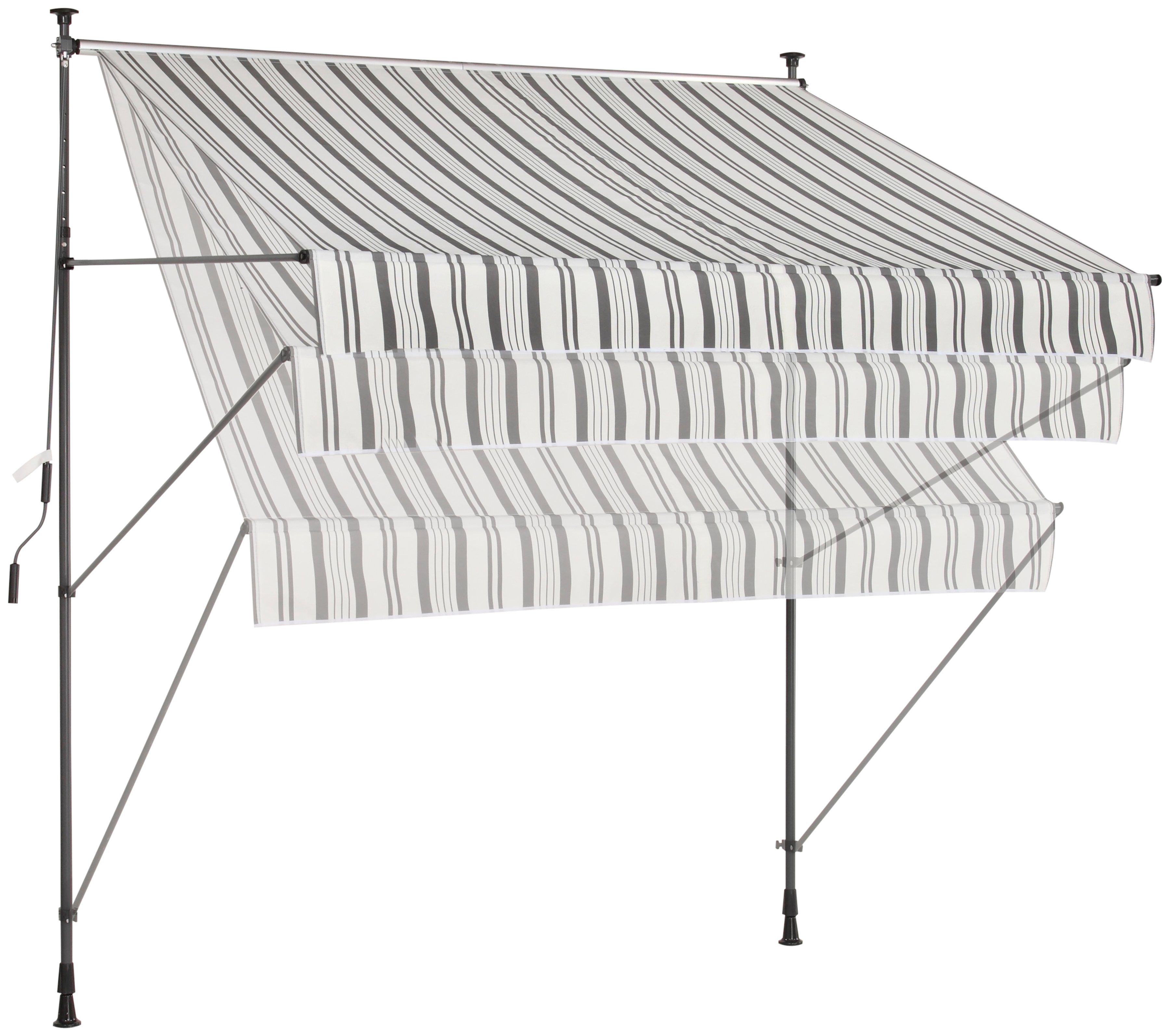 KONIFERA Klemzonnescherm Breedte/uitval: 250x150 cm