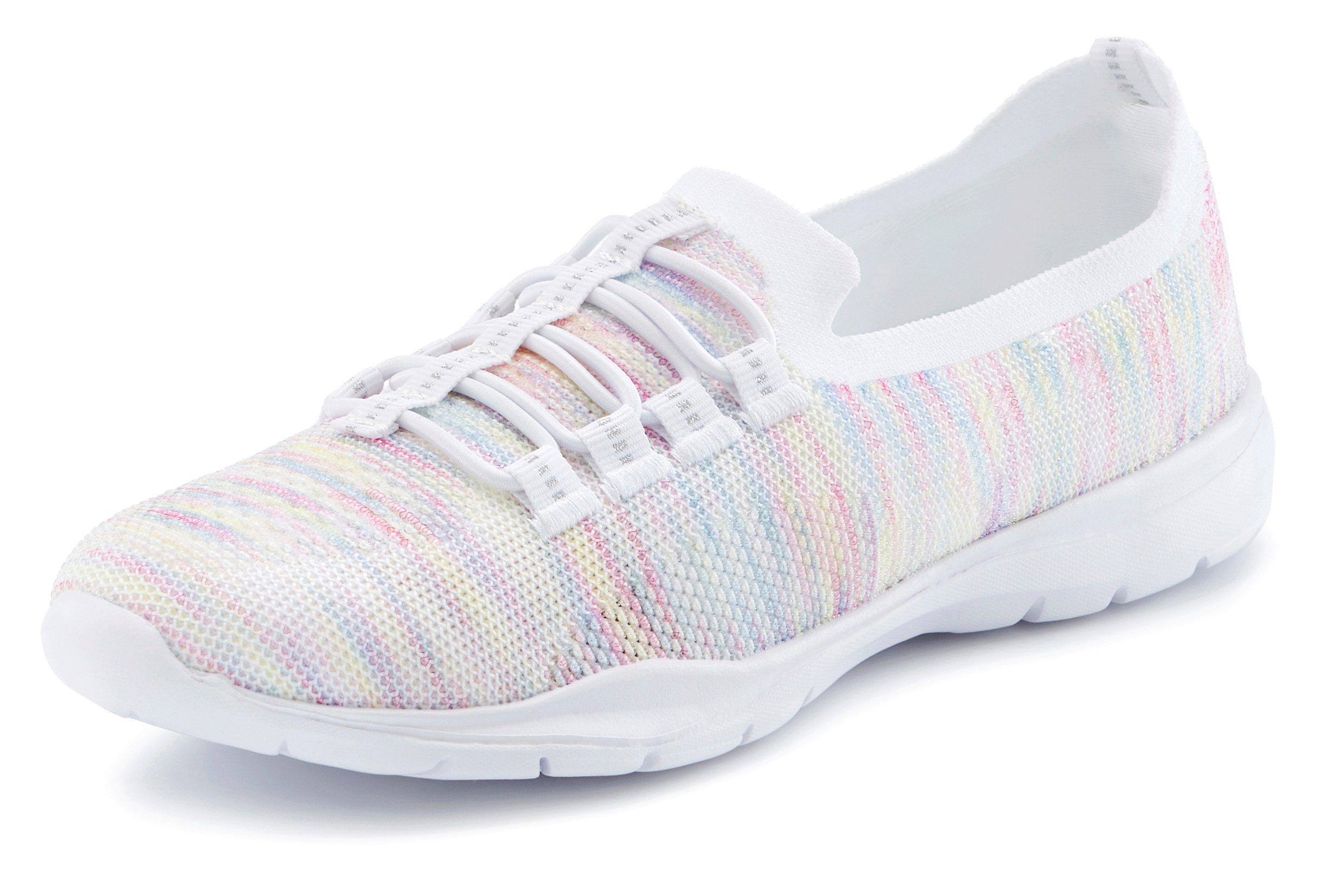 Lascana Sneakers Slippers, lage schoenen, om in te schieten, licht meshmateriaal VEGAN