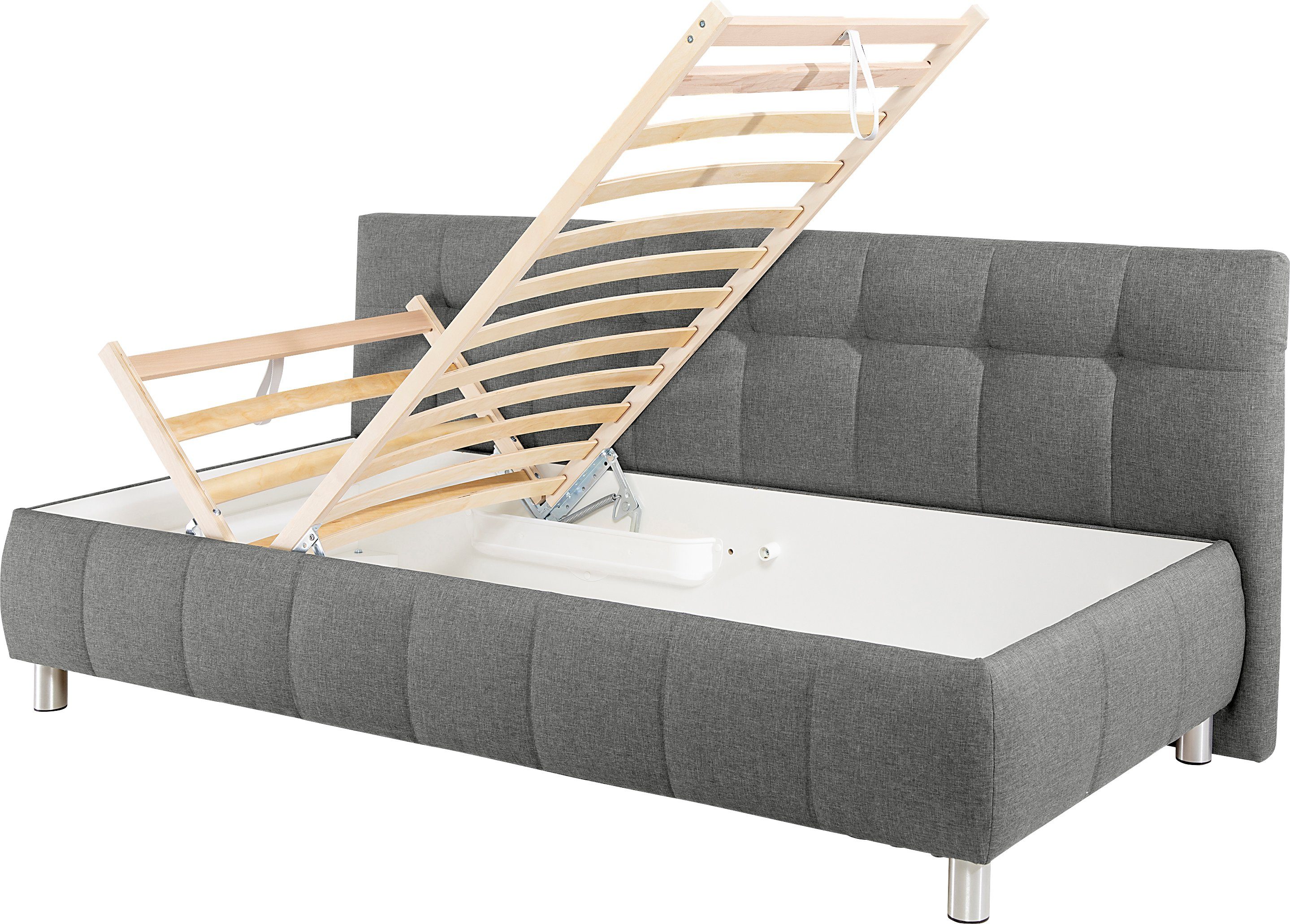 Maintal Bed Malea met bedkist, in 3 breedten, binnenvering- of bonell-matras ter keuze