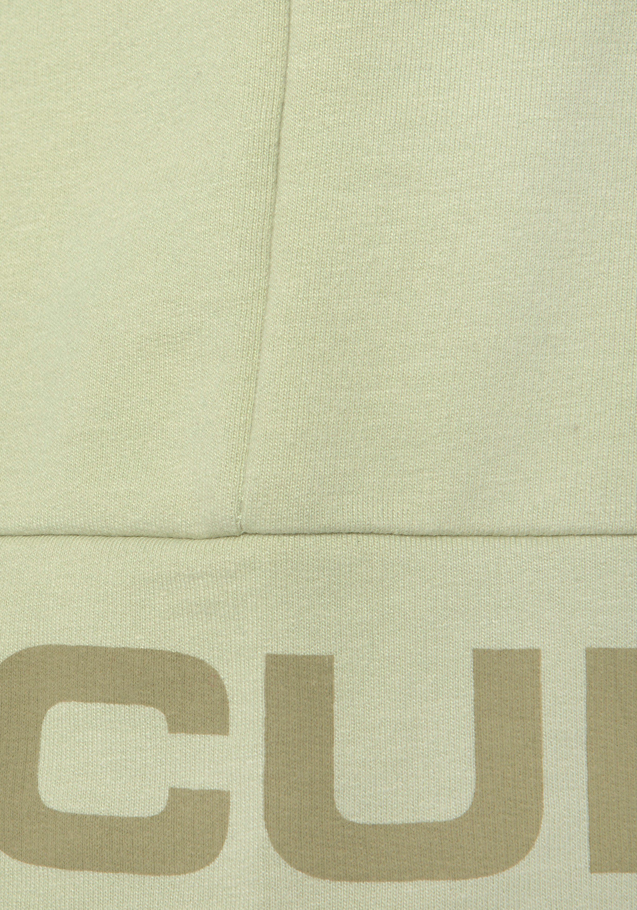 FCUK Sweatshort met lengte scheidingnaad en logo-opdruk loungewear (1-delig)