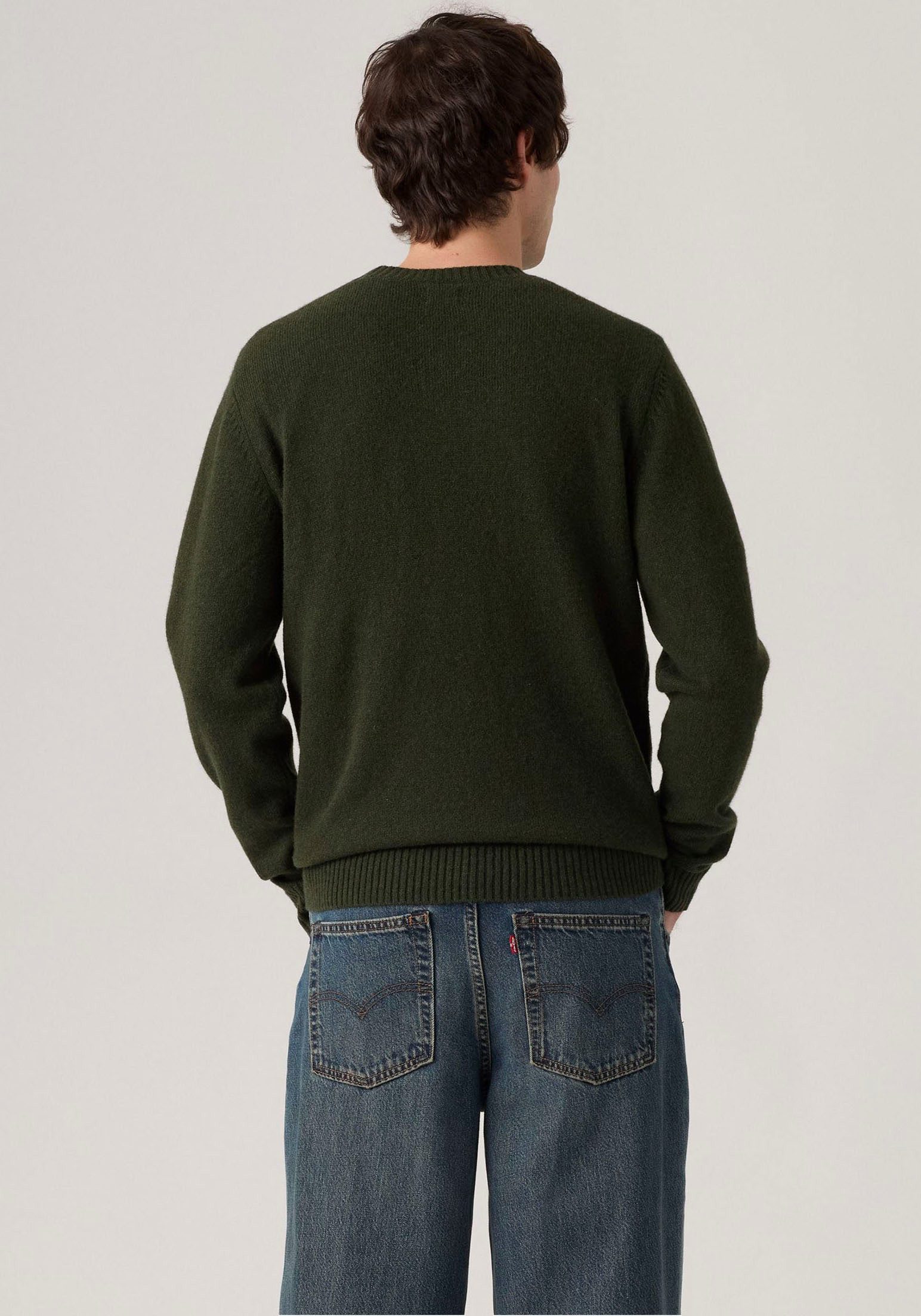 Levi's® Wollen trui ORIGINAL HM SWEATER in klassieke ronde halsvorm