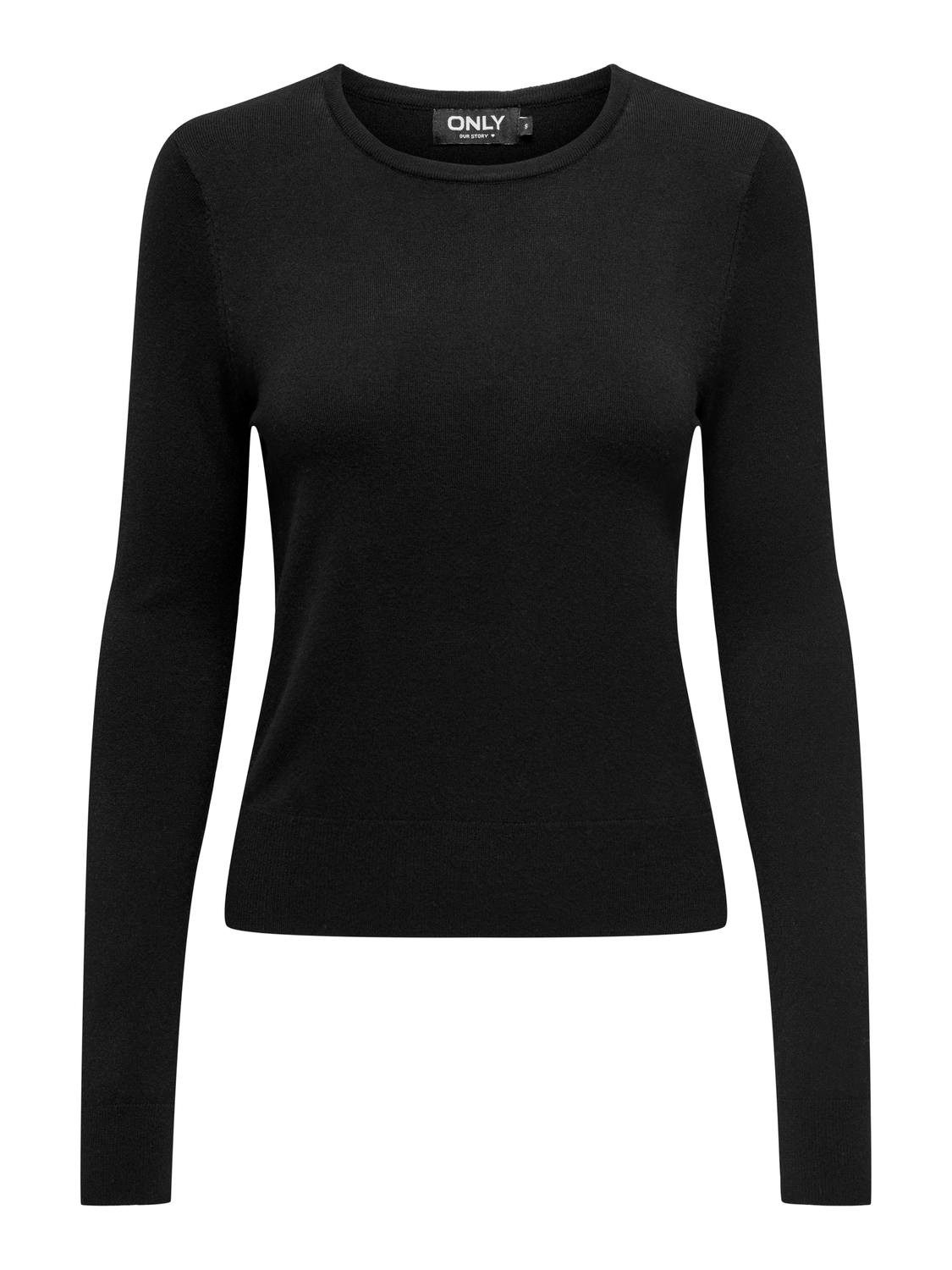 Only Gebreide trui ONLVENICE LIFE LS ONECK PULLOVER KNT NCA