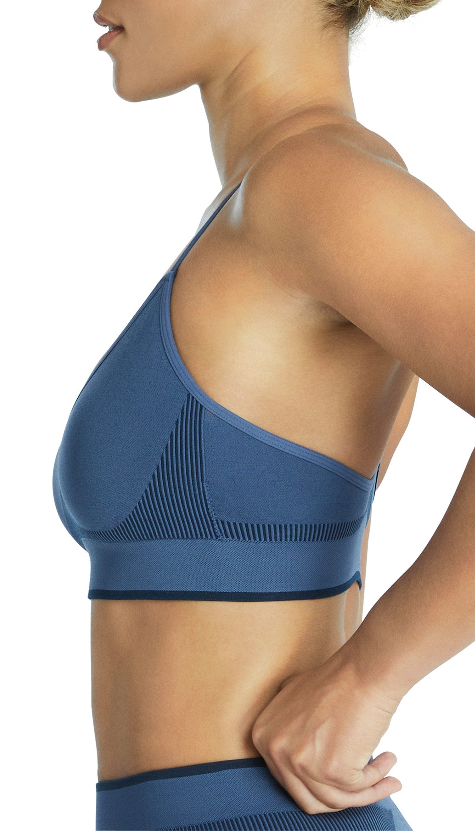 adidas Sportswear Bralette Real Cool Cotton met verstelbare rugsluiting