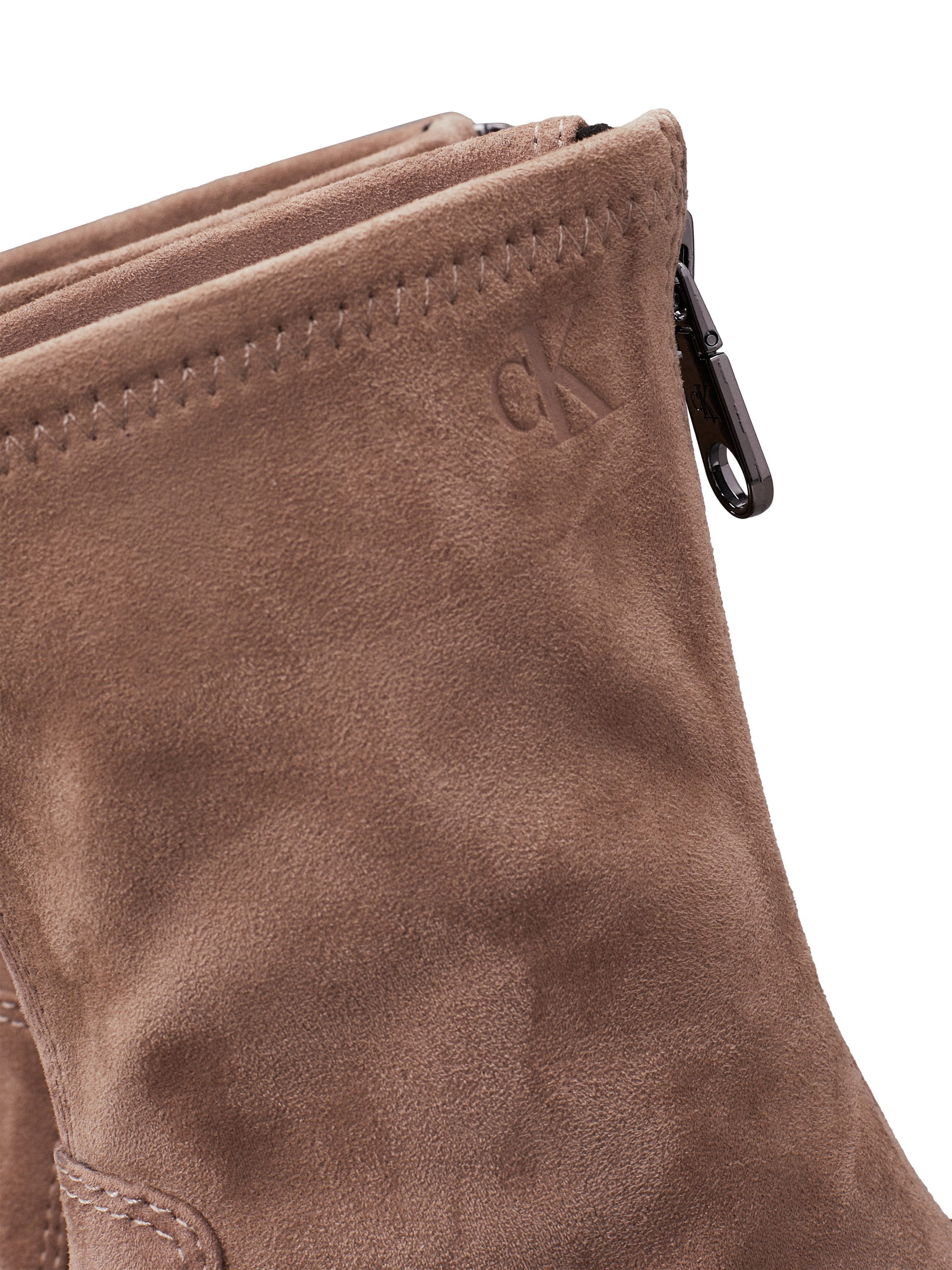 Calvin Klein Laarsjes FLATFORM ZIP MG SS Plateau, herfstmode, boots, met praktische hakrits