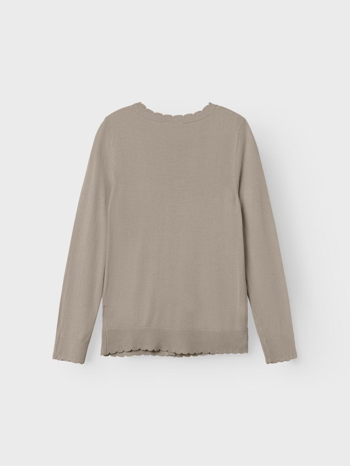 Name It Vest NKFVAMONE LS KNIT CARD K NOOS