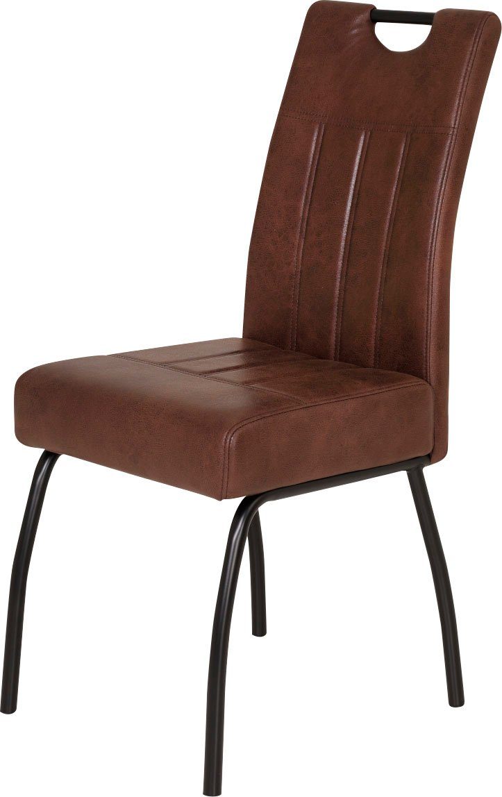 HELA Stoel met 4 poten Beate S met comfortabele binnenvering zitting (set, 2 stuks)