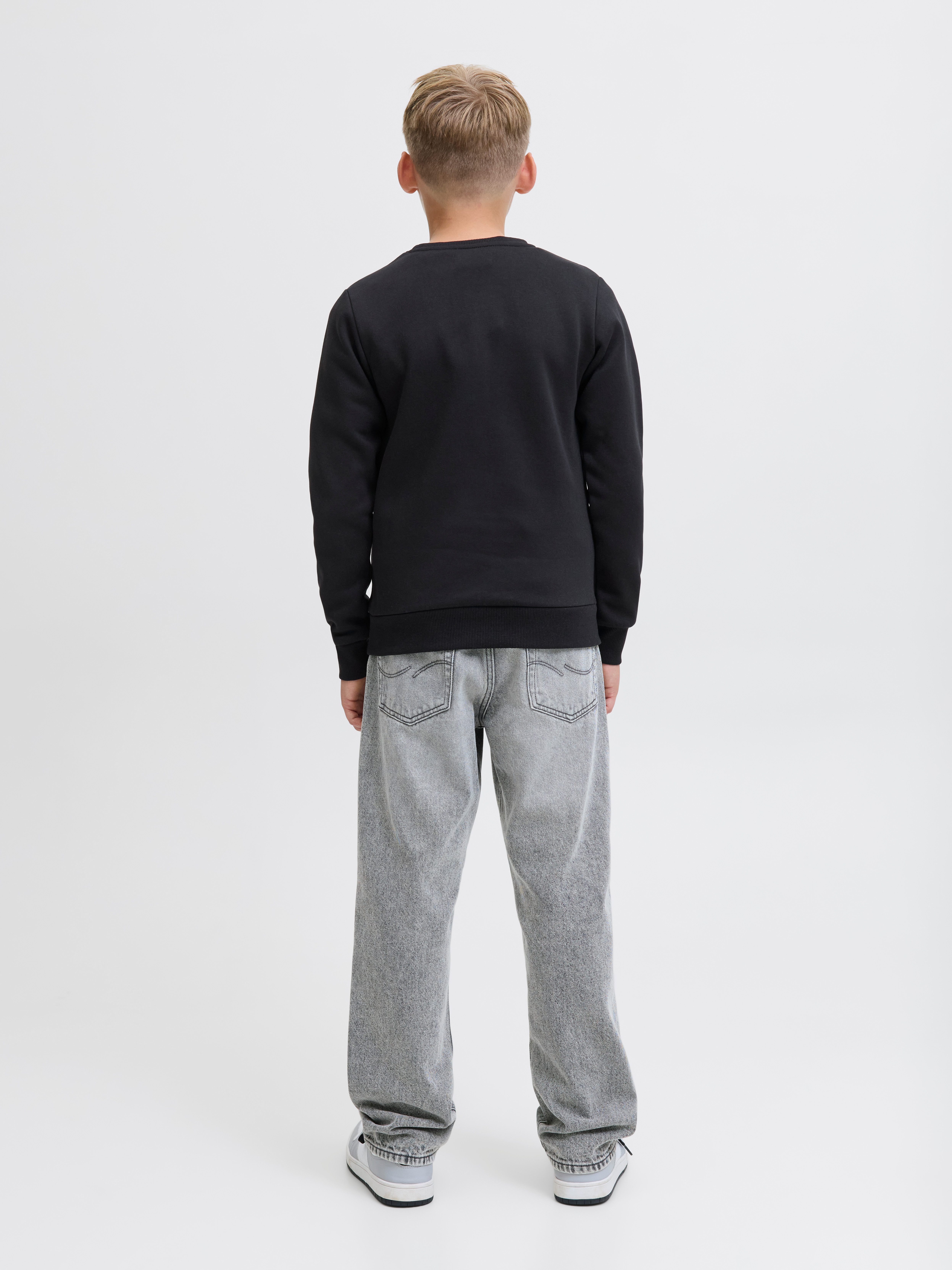 Jack & Jones Junior Sweatshirt JJMAKOTO met print en onderhoudsvriendelijk materiaal