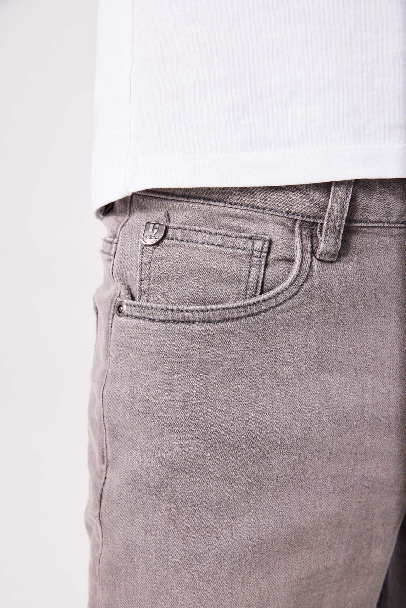 Garcia Dad-jeans Dalino voor jongens, met verwoeste effecten