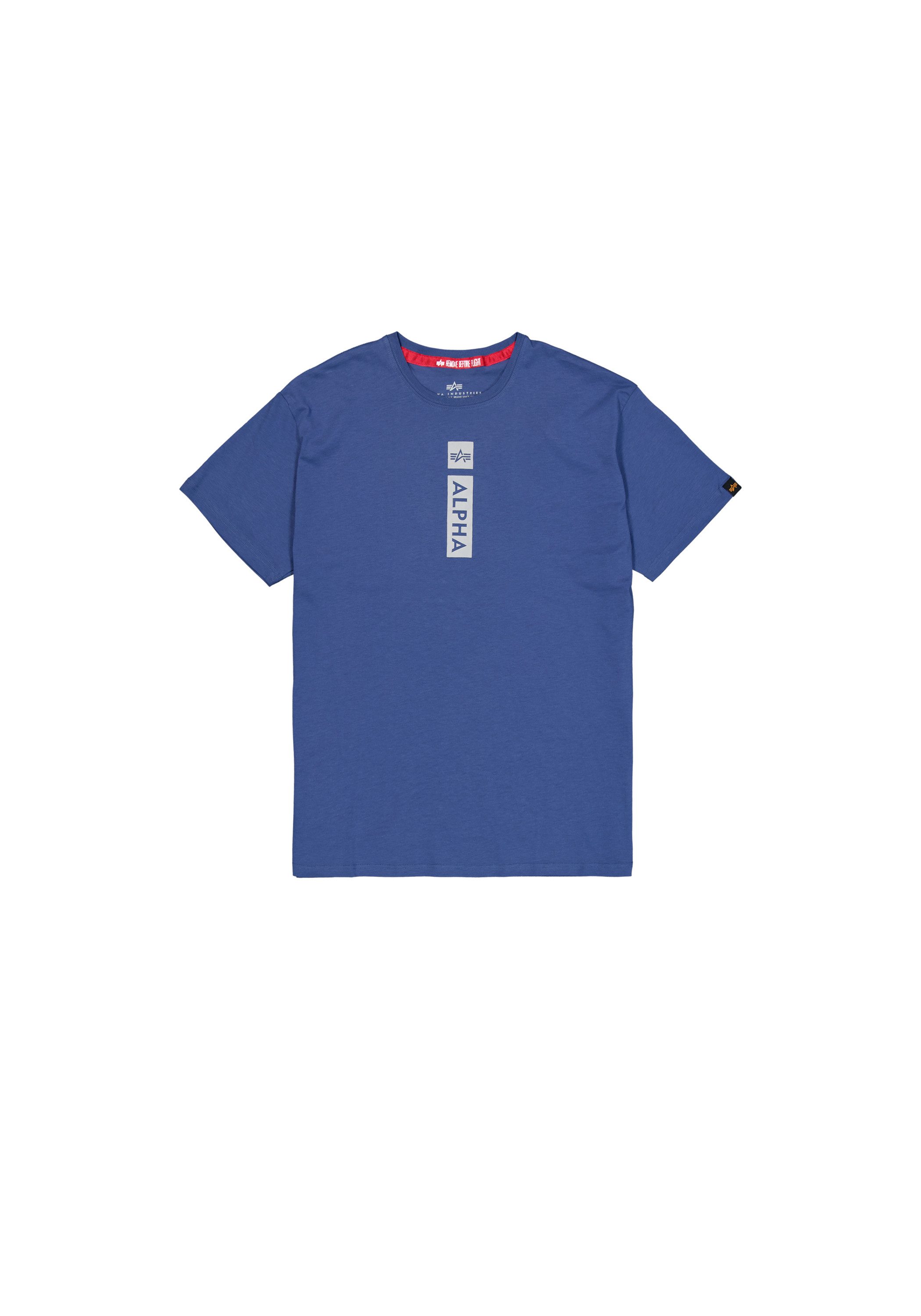 Alpha Industries T-shirt Alpha Industries Men - T-Shirts Alpha Puff Print T heren t-shirts maat S paars