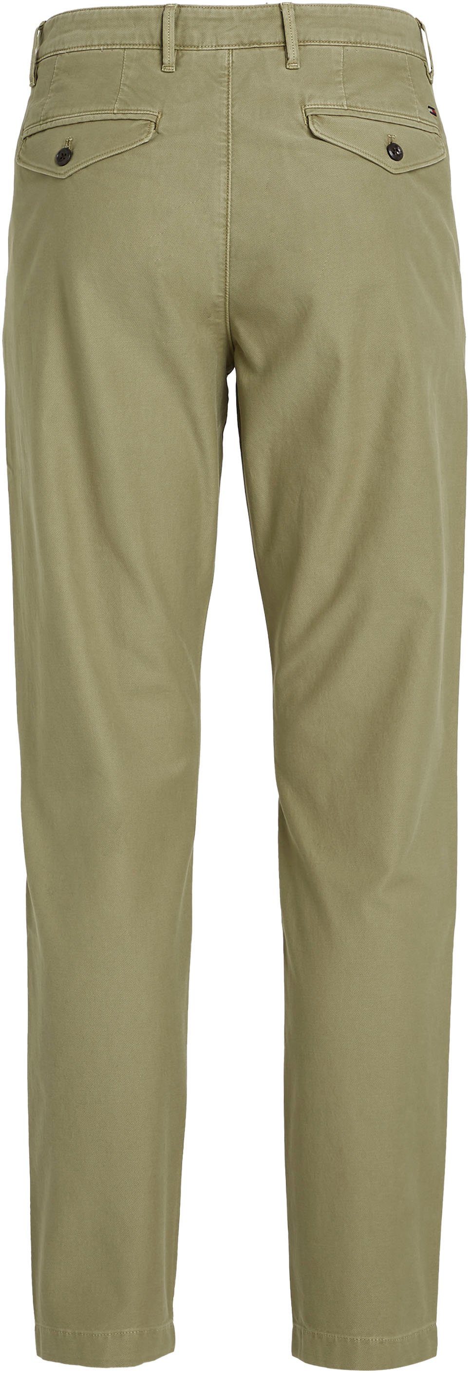 Tommy Hilfiger Chino CHELSEA GABARDINE GMD met logo borduursel op de achterzak