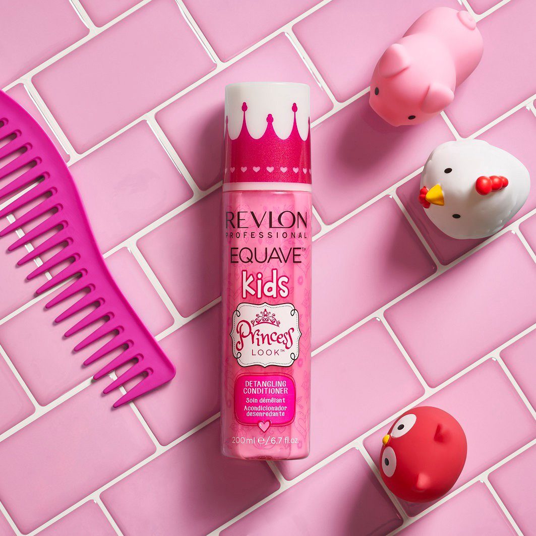 REVLON PROFESSIONAL Haarconditioner Equave Kids Princess Look Detangling Conditioner 200 ml Bloemige geur, vrij van parabenen, kleurstoffen en allergenen.