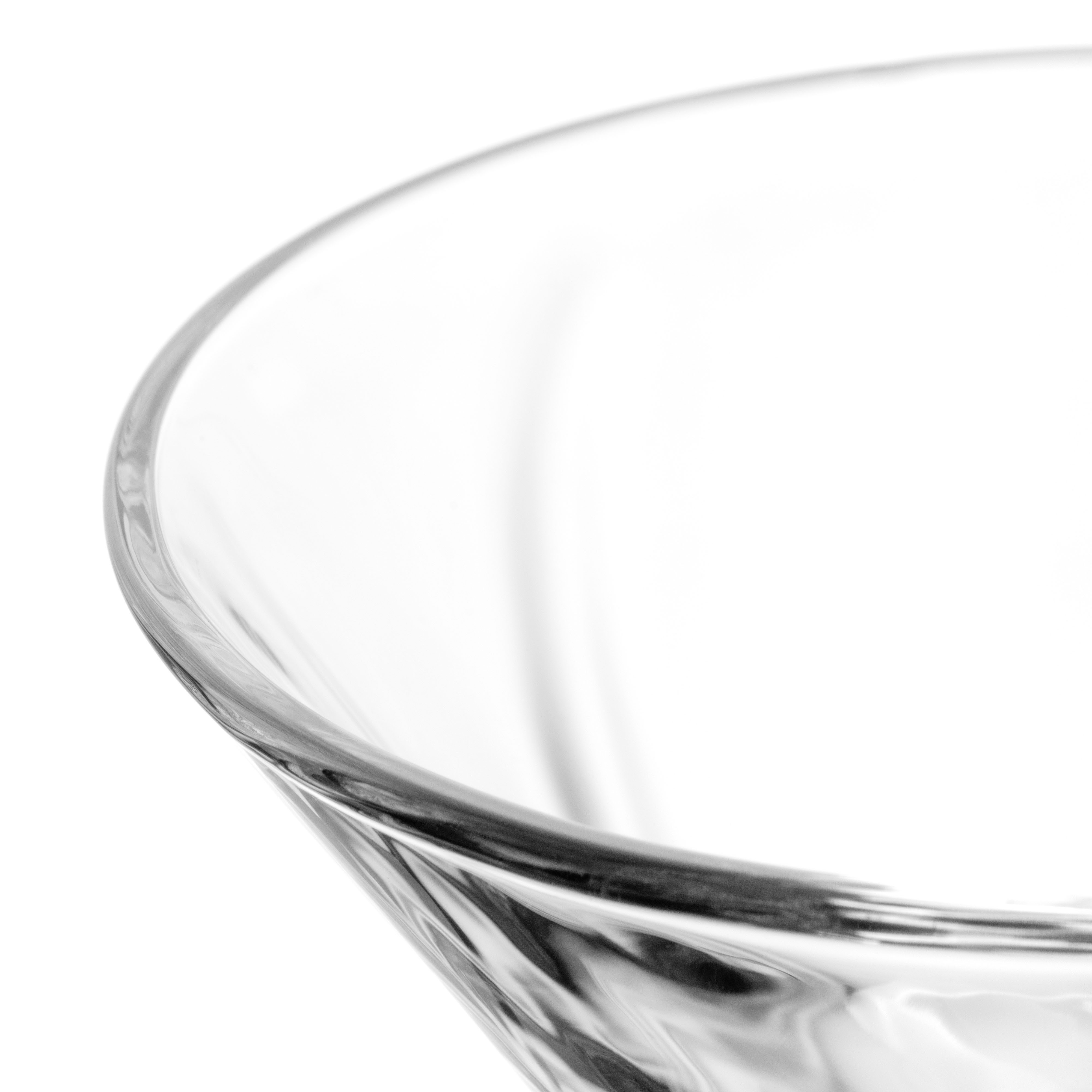 LEONARDO Ijsschaaltje CONO, Eisbecher aus Glas, 270 ml, 4er-Set (set, 4-delig)