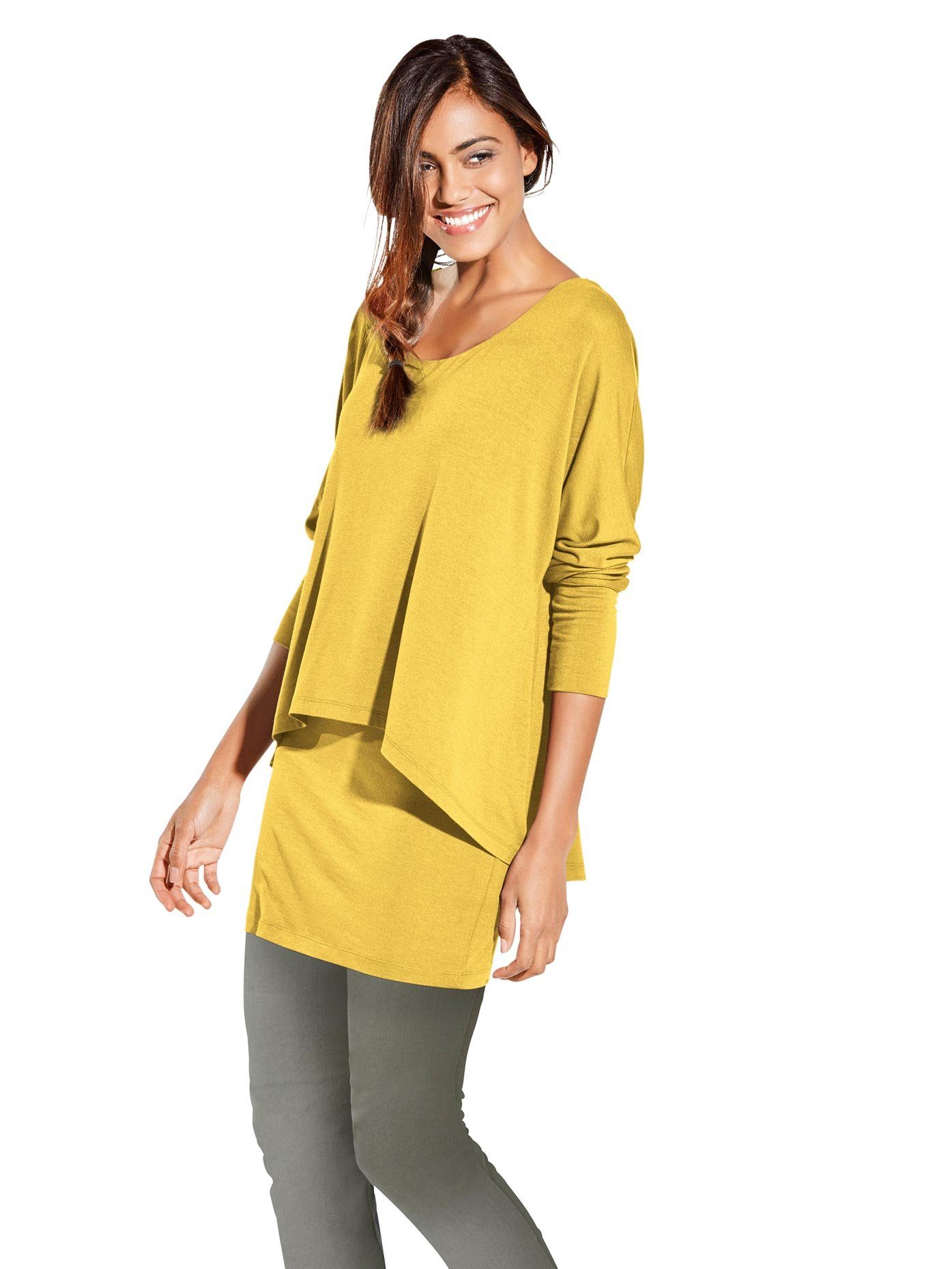 heine Shirt met ronde hals (1-delig)