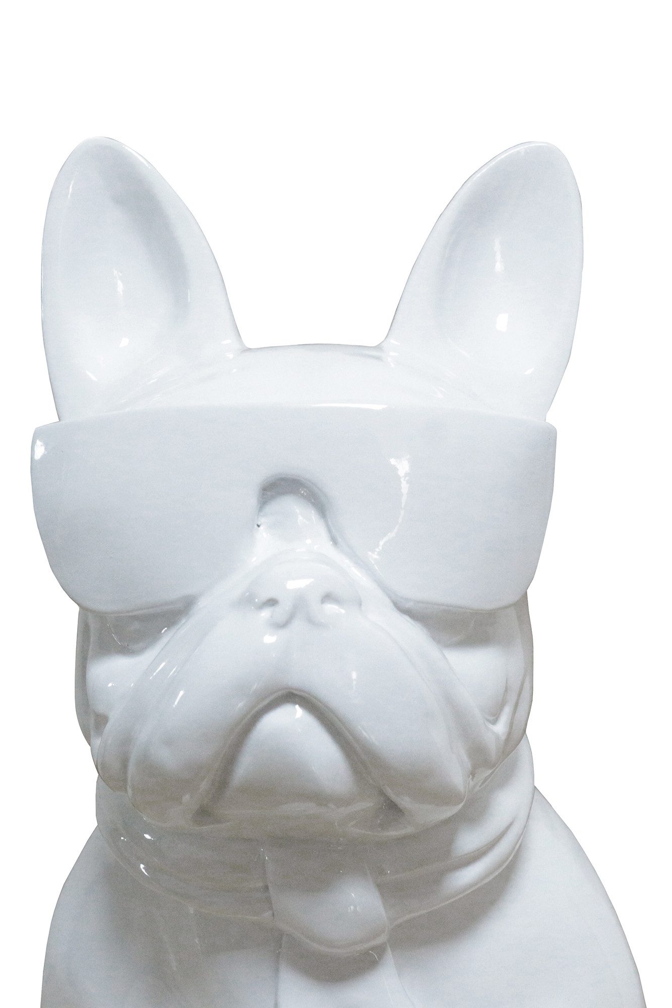 Kayoom Sculptuur Beeld Bulldog 125 beelden & sculpturen wit