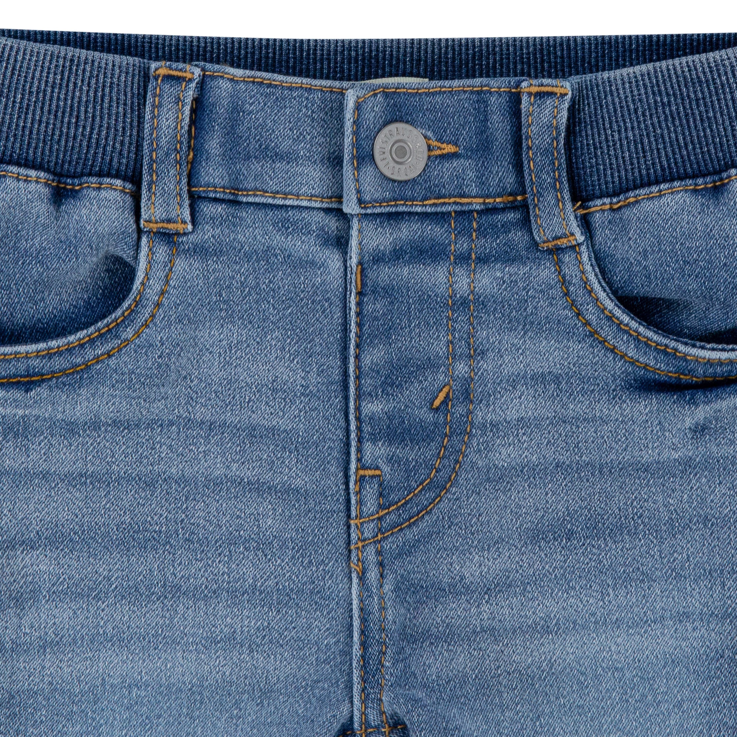 Levi's Kidswear Shirt met print en jeansshorts, voor jongens (set, 2-delig)