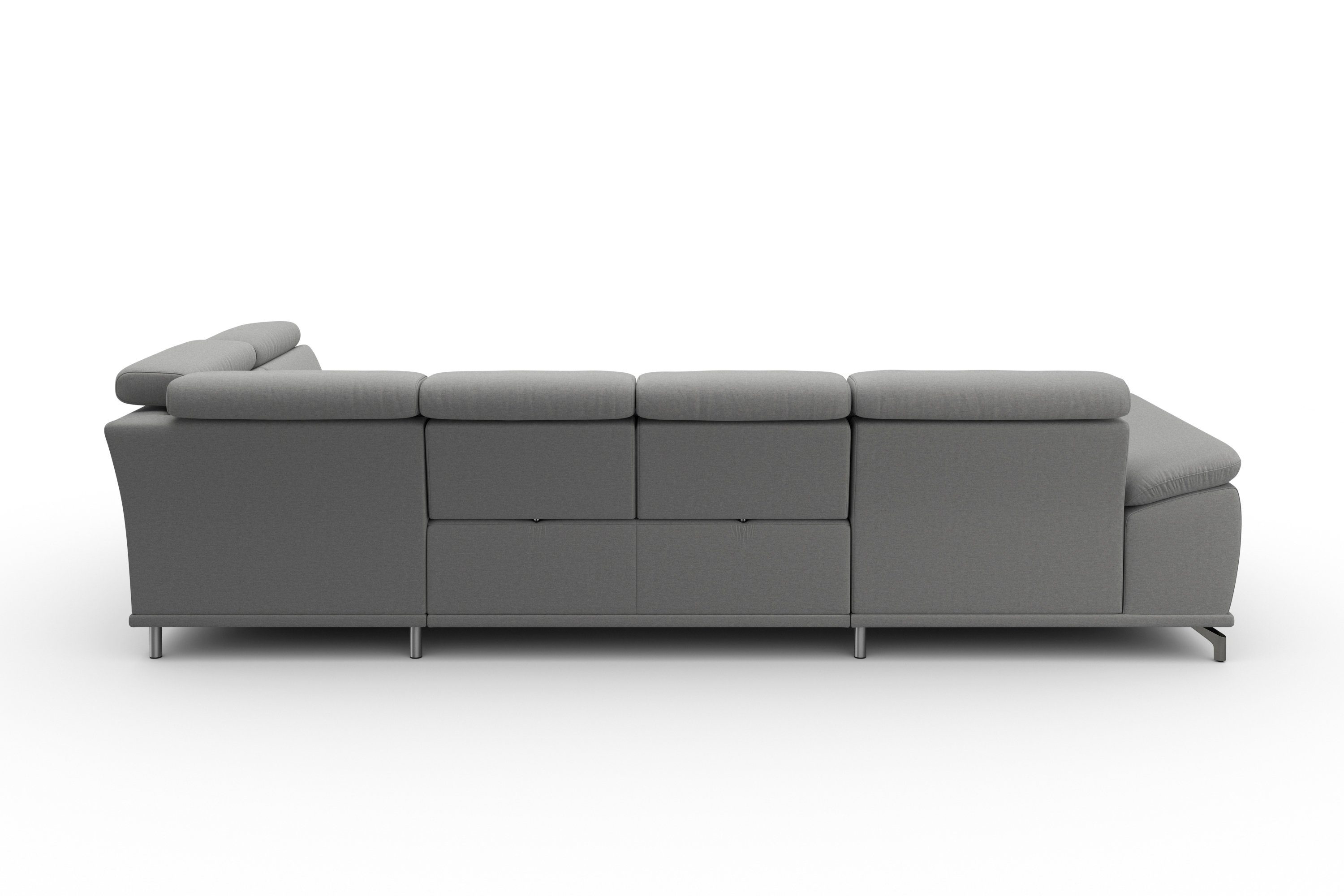 sit&more Zithoek Cabrio U-vorm, met zitdiepteverstelling, arm- en hoofdsteunverstelling