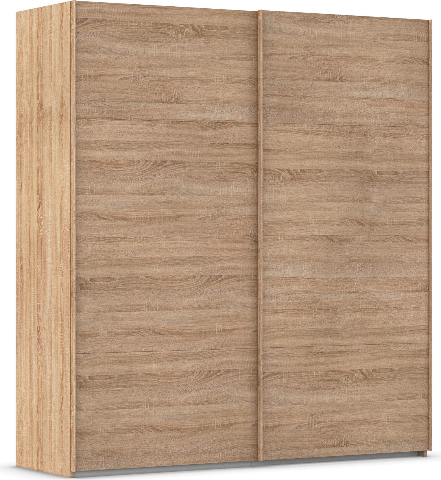 rauch Schuifdeurkast Kledingkast Kast Garderobe Slaapkamerkast EVELYN in elegante stijl, in 5 breedtes, handgrepen in corpuskleur made in germany