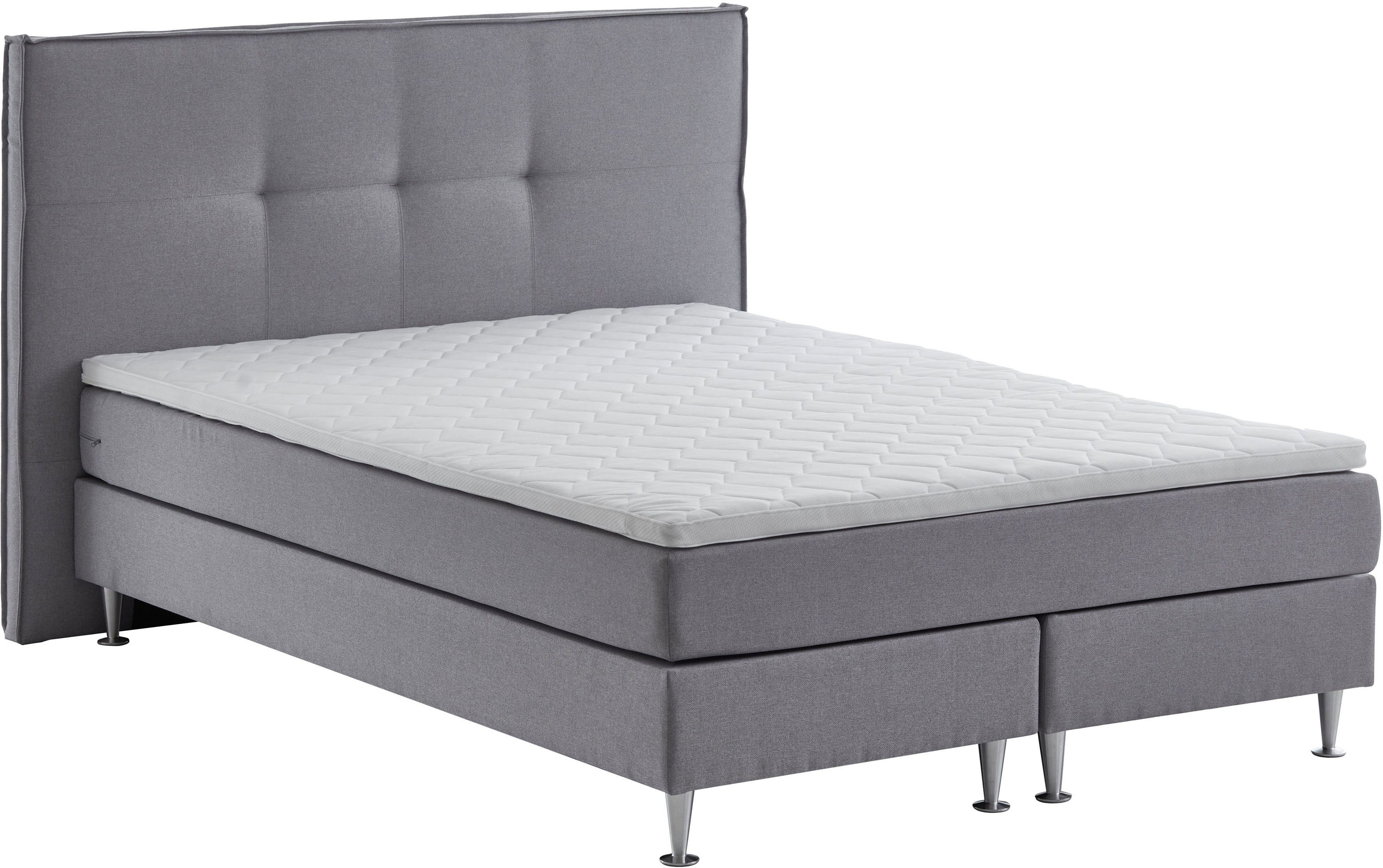 ATLANTIC home collection Boxspring Barnett met pocketveringsmatras en topmatras