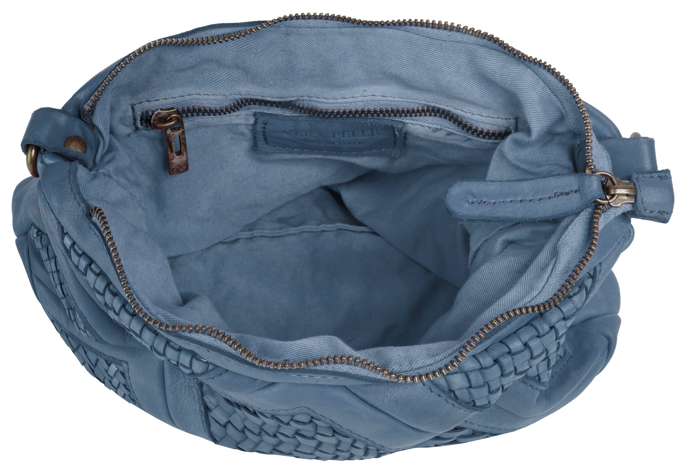 Samantha Look Schoudertas echt leer, made in italy