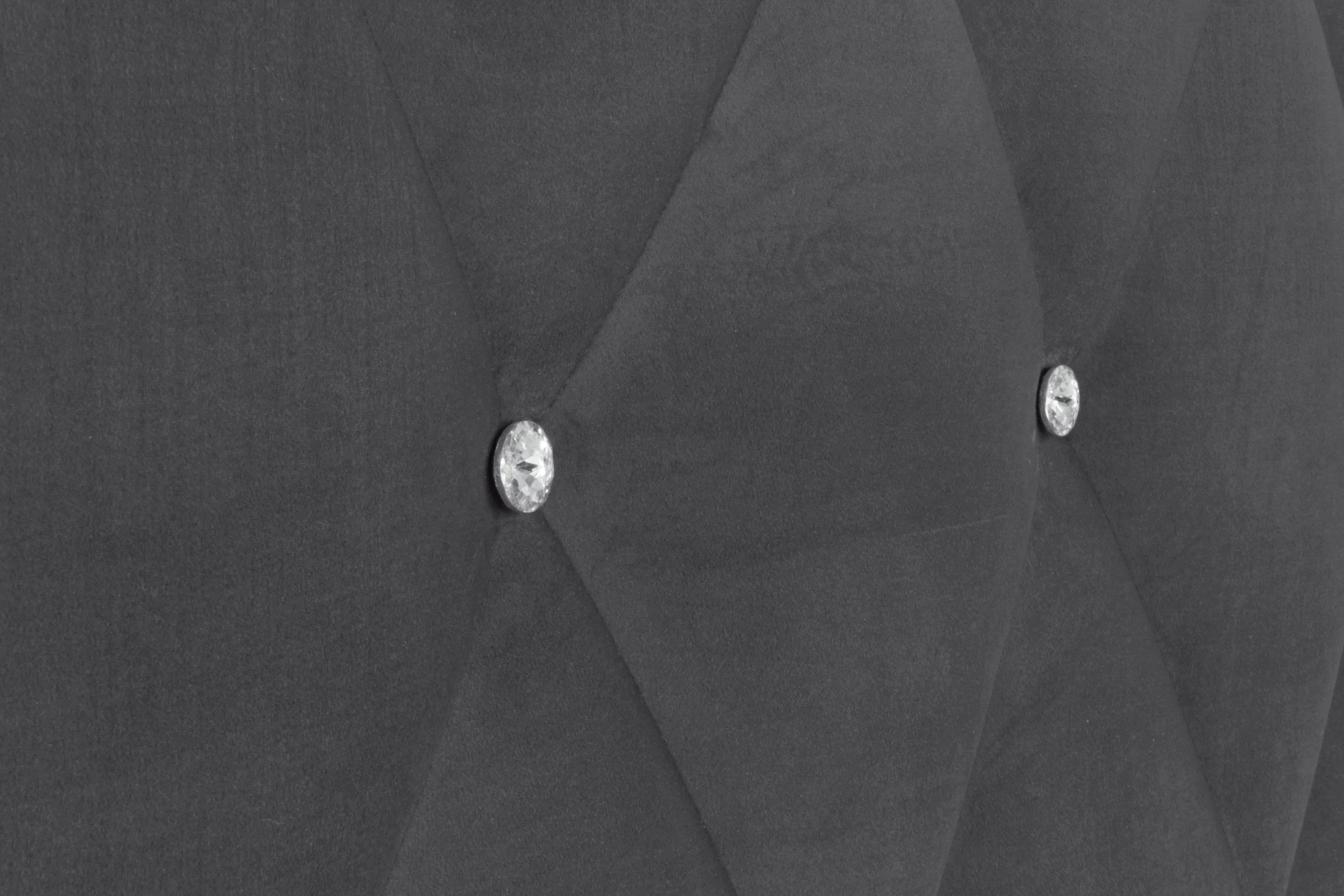 Westfalia Polsterbetten Gestoffeerd bed ADAMAS ook met bedlade, knoopdetails met stras