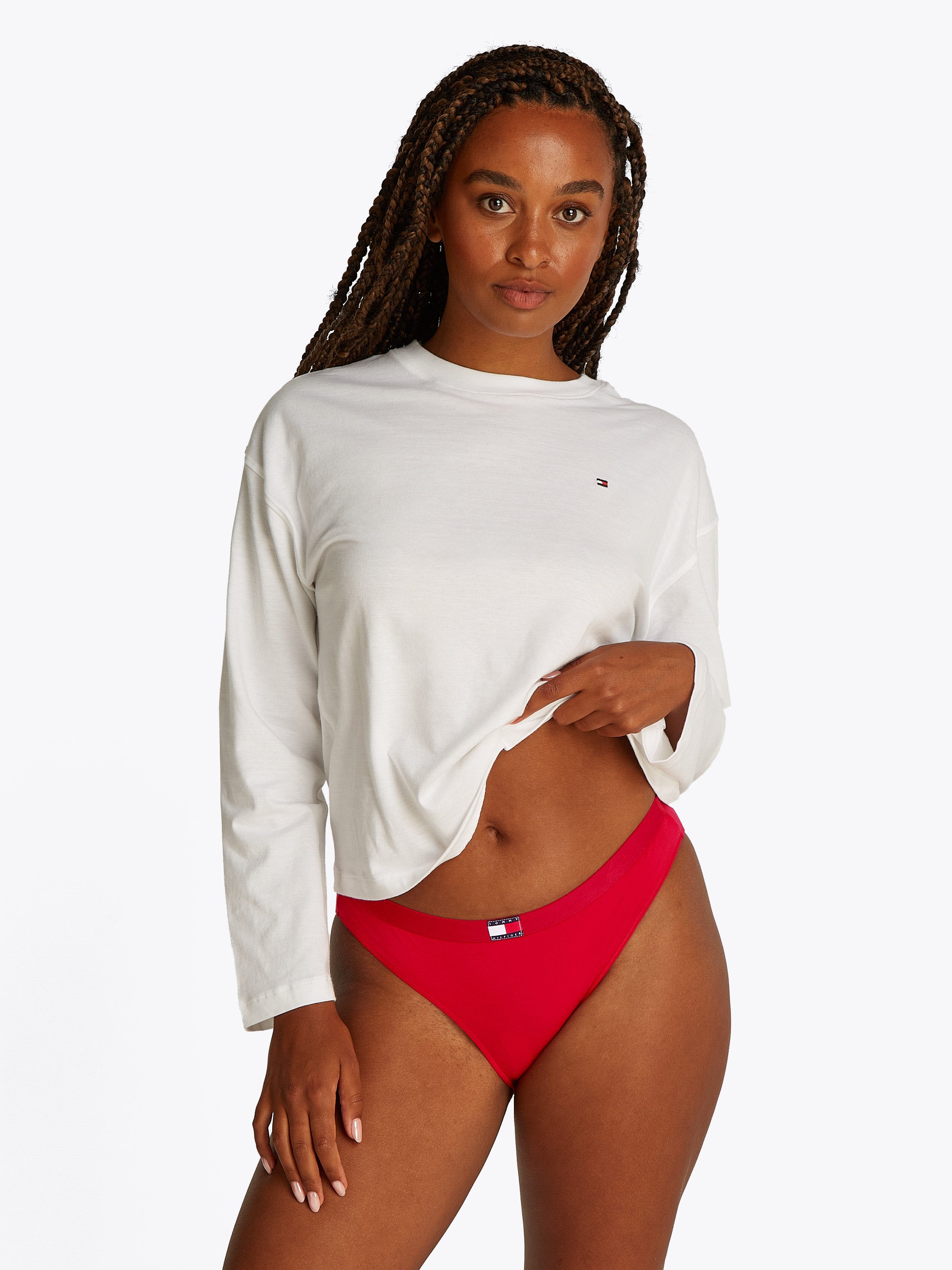 Tommy Hilfiger Underwear Bikinibroekje 3 PACK BIKINI met geribbelde structuur, logo (3 stuks)
