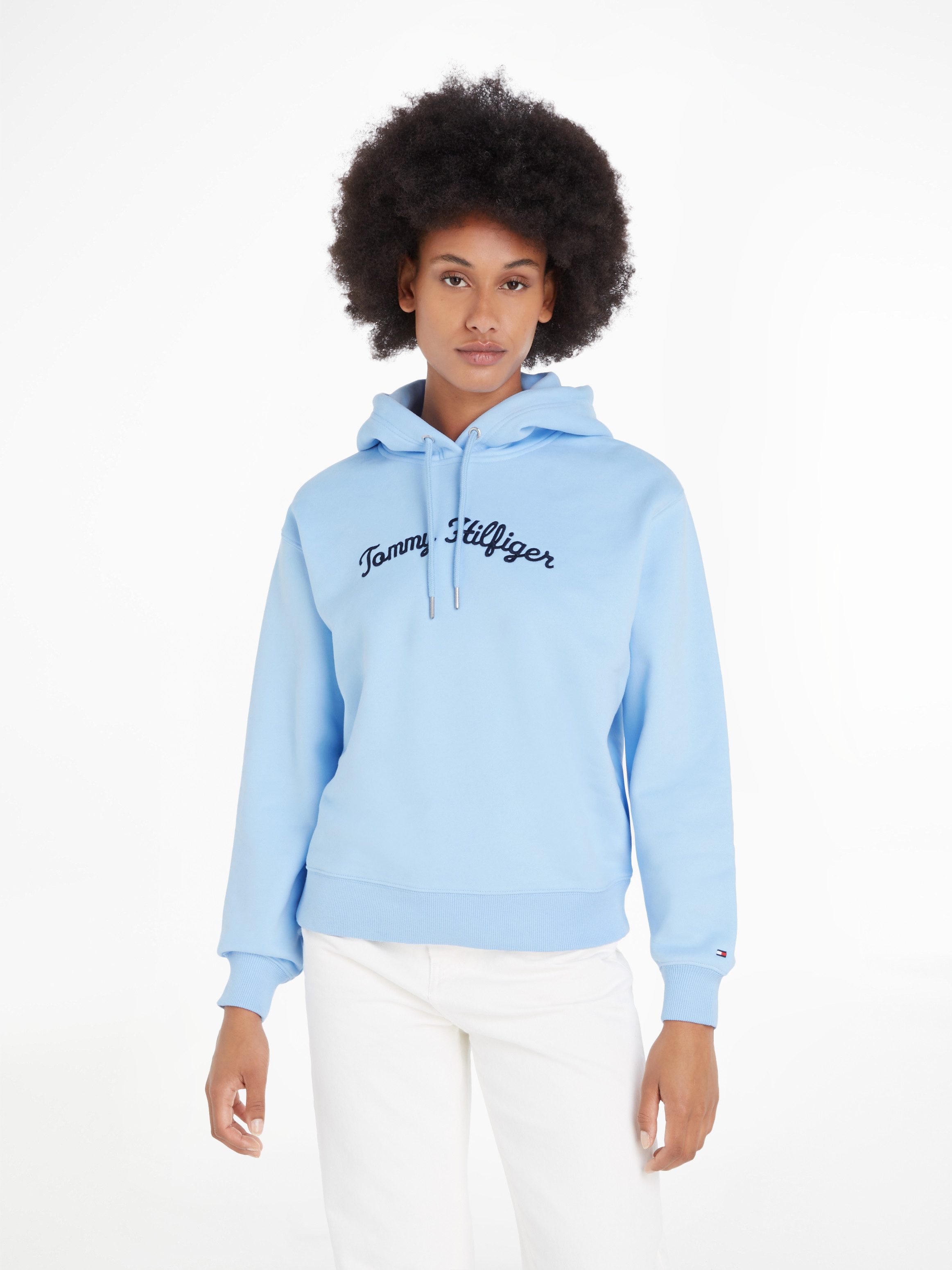 Tommy Hilfiger Hoodie IM REG SCRIPT HILFIGER HOODIE met  script-logo-opschrift