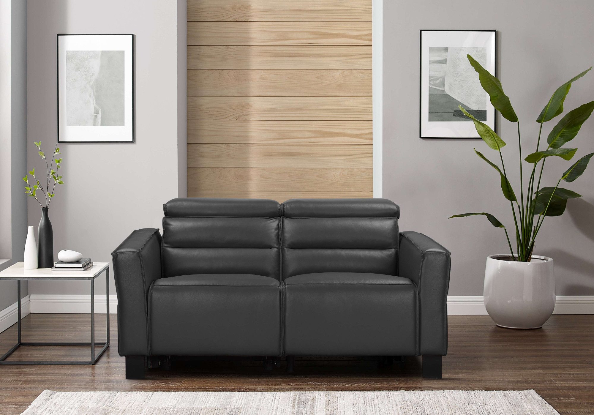 Places of Style 2-zitsbank Carpari, 162 cm, met handmatige of elektrische relaxfunctie