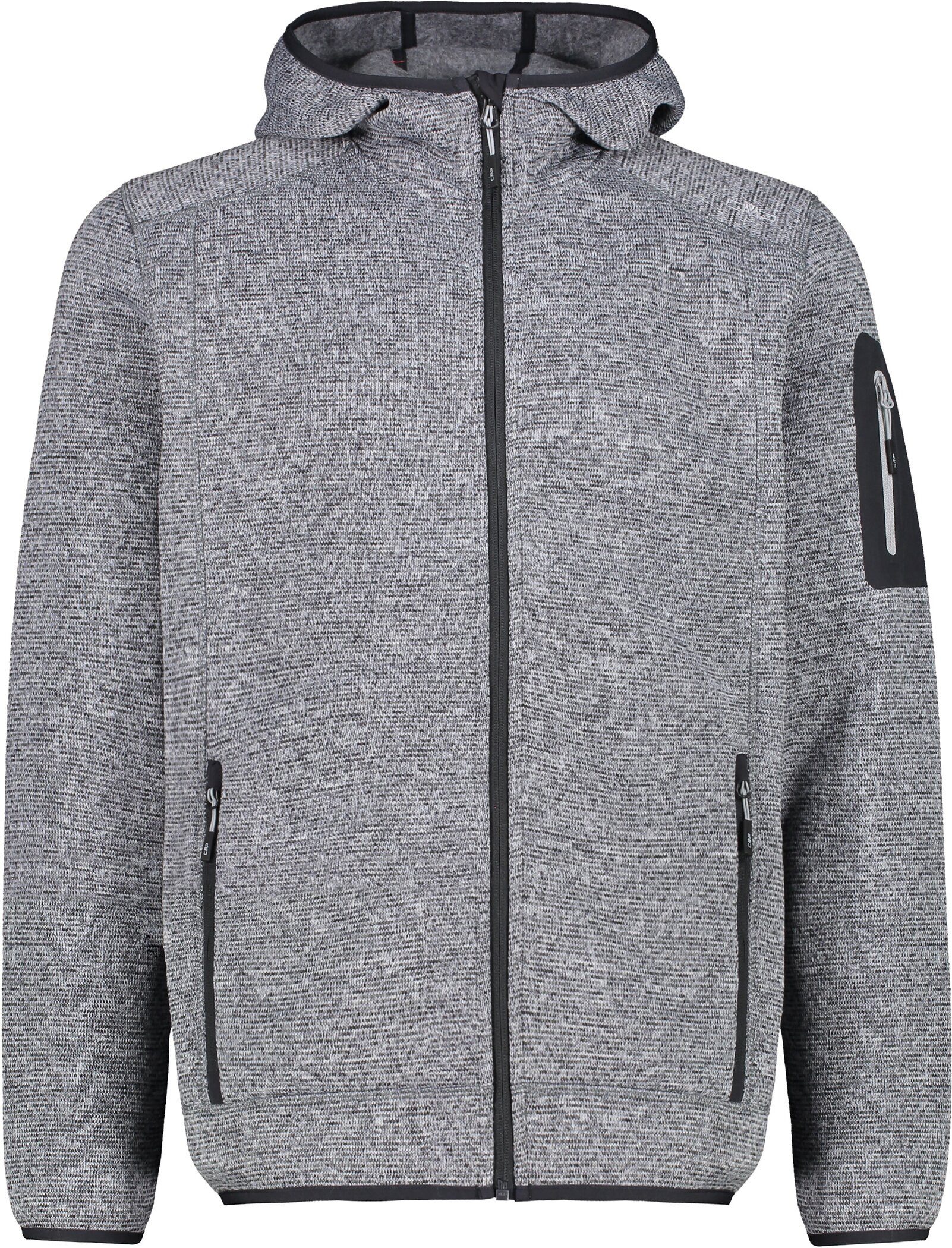 CMP Gebreid fleecejack MAN JACKET FIX HOOD (1 stuk)