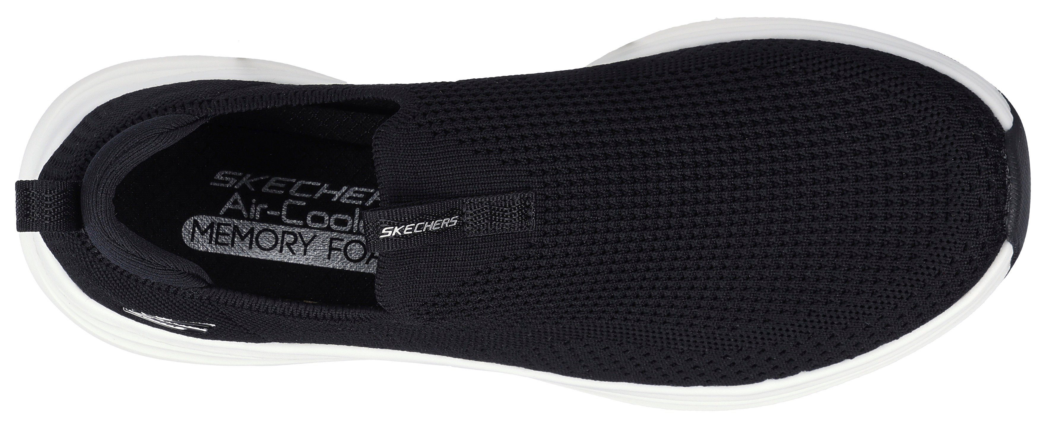 Skechers Slip-on sneakers VAPOR FOAM-TRUE CLASSIC Barefootschoen, vrijetijdsschoen, comfort schoen met gevoerde schacht