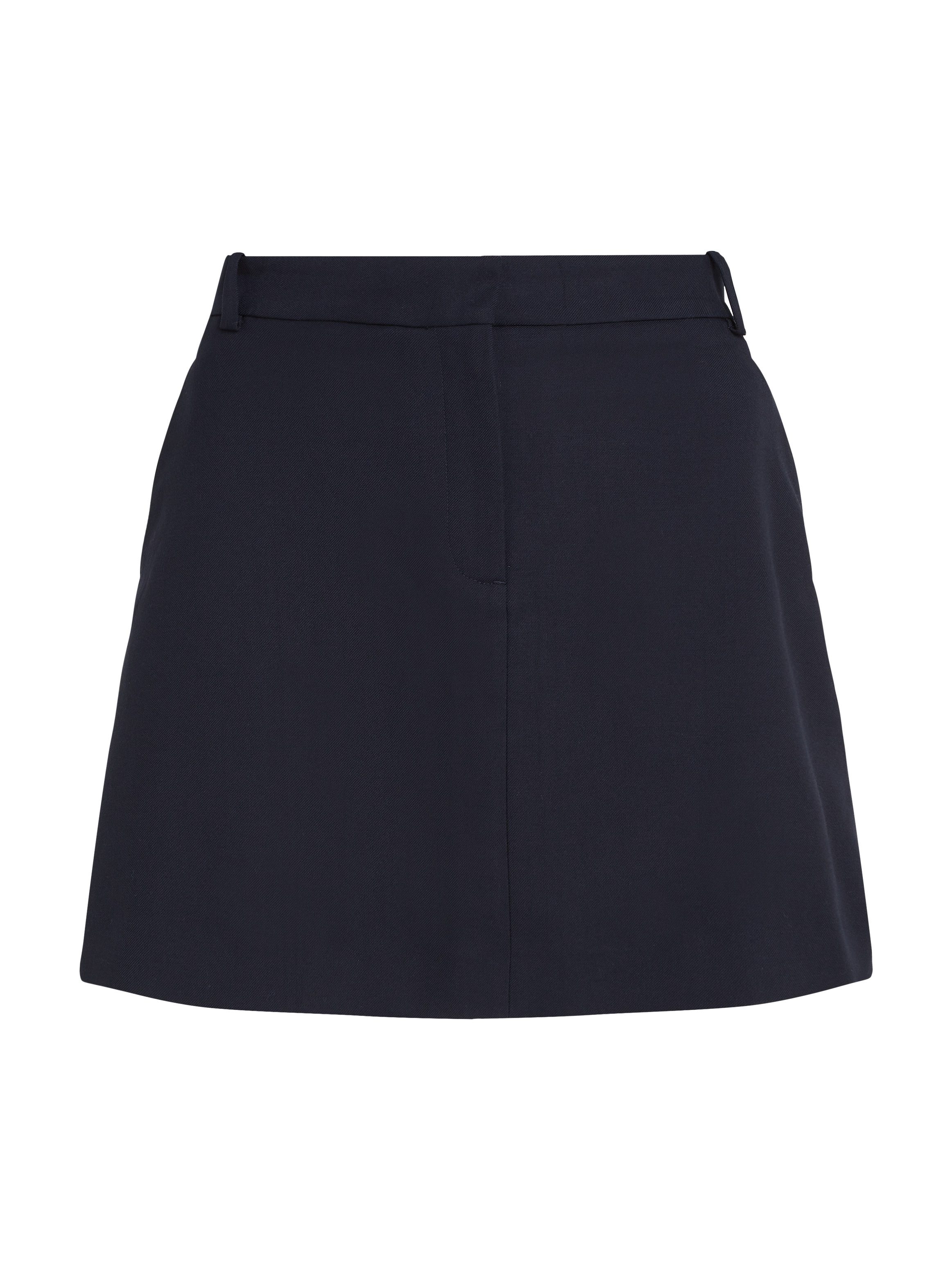 Tommy Hilfiger Minirok CORE STRAIGHT SHORT SKIRT Webrok met Tommy Hilfiger logostiksel