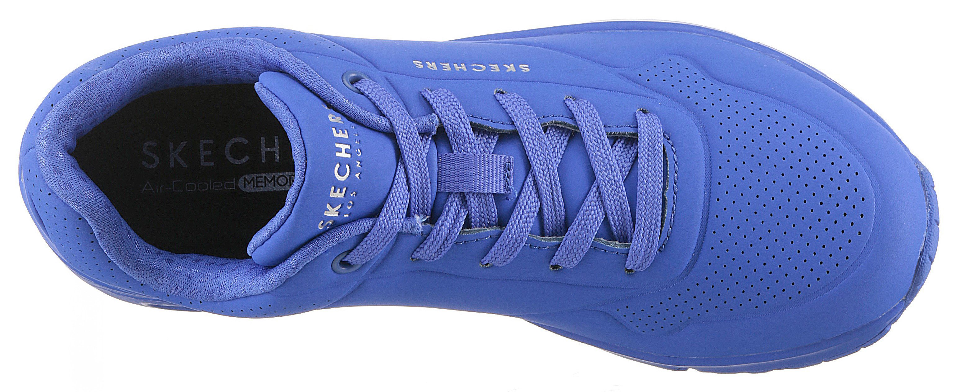 Skechers Sneakers Street Uno - Stand on Air Vrijetijdsschoen, lage schoen, veterschoen met memory foam