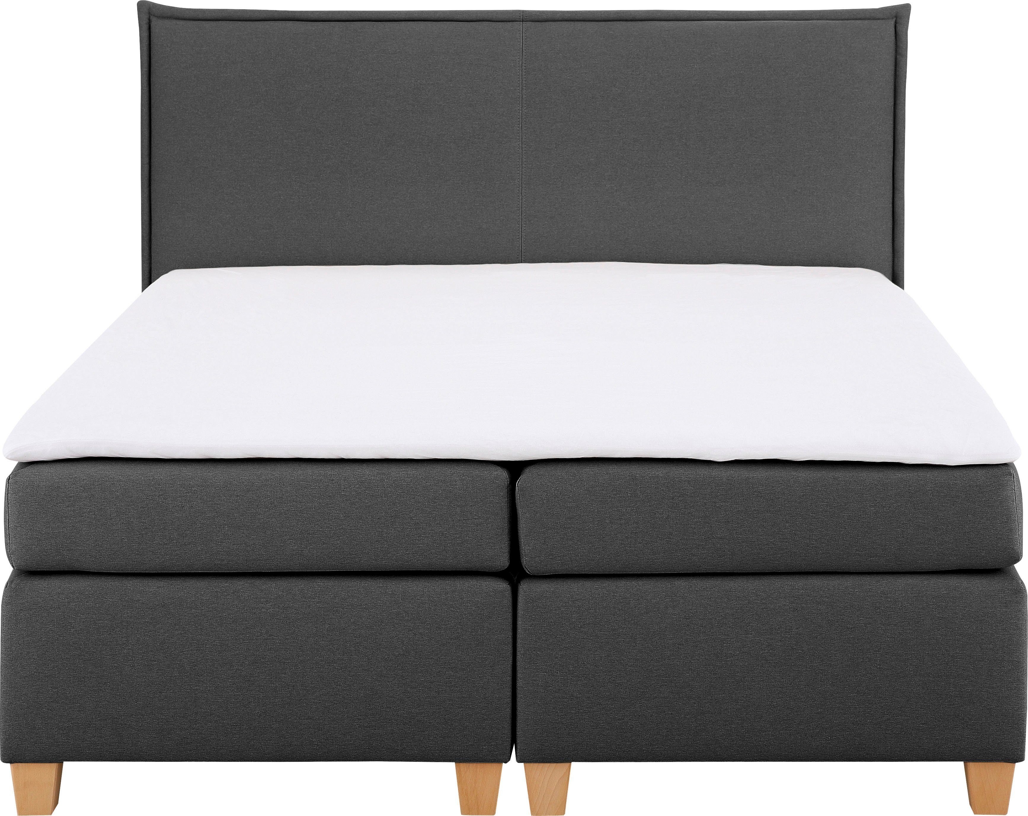 Home affaire Boxspring Houssay incl. topmatras, 5 breedtes, 2 hardheden ook in extra lang 220 cm