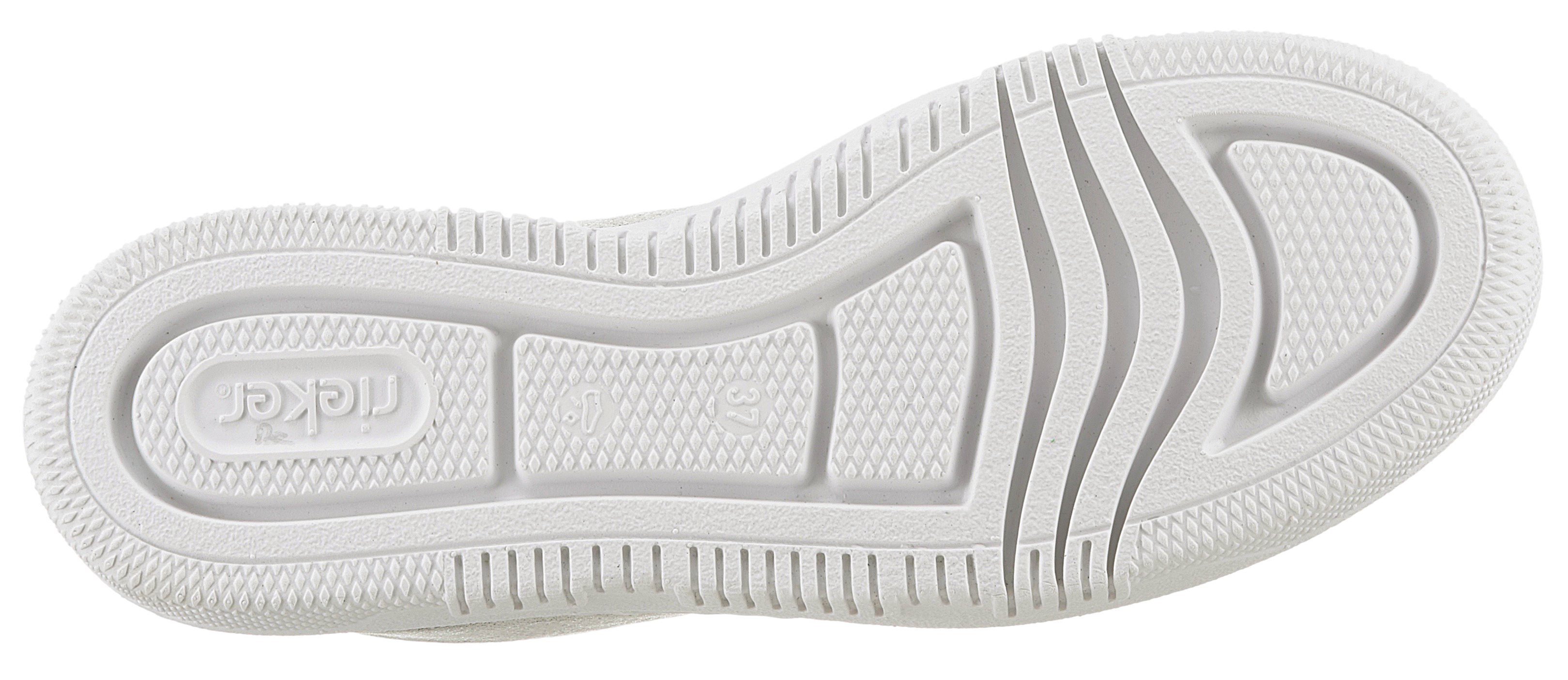 Rieker Plateausneakers Sneaker, slip-on sneaker, slipper met schachtvoering