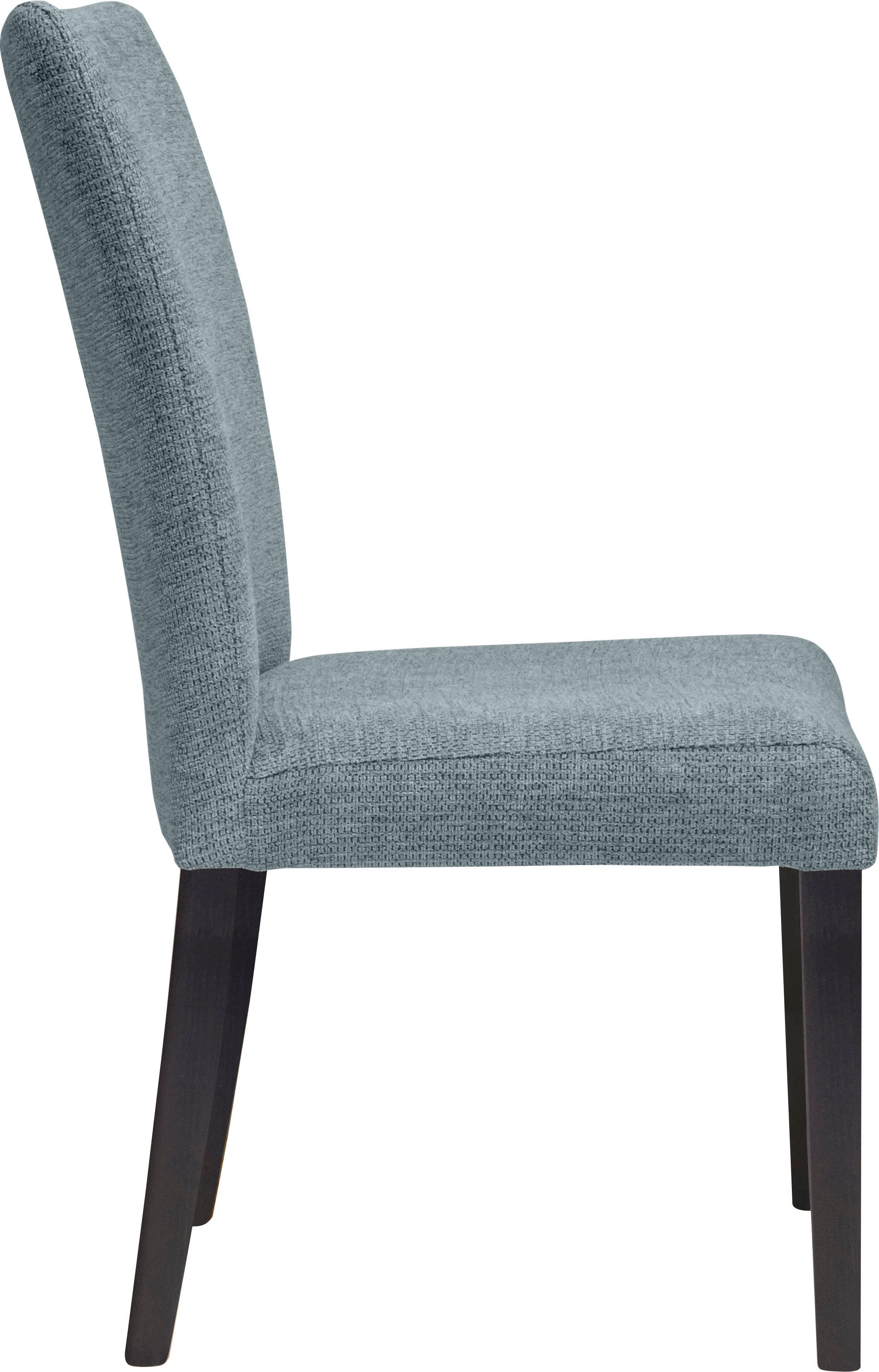 Home affaire Stoel met 4 poten Aspen Poten van massief beuken, wengékleurig gelakt (set, 2 stuks)