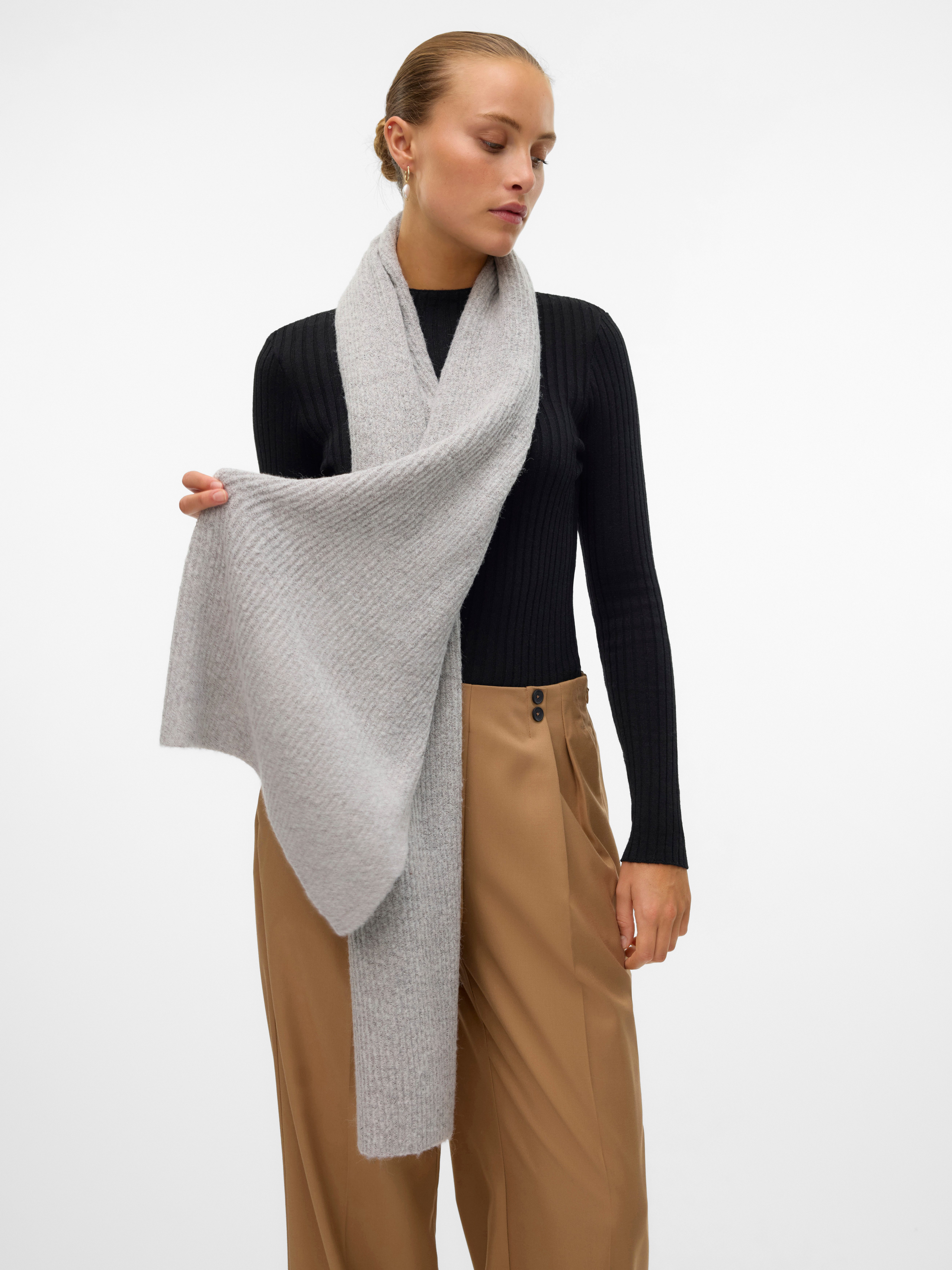 Vero Moda Gebreide sjaal VMGILA RIB SCARF NOOS